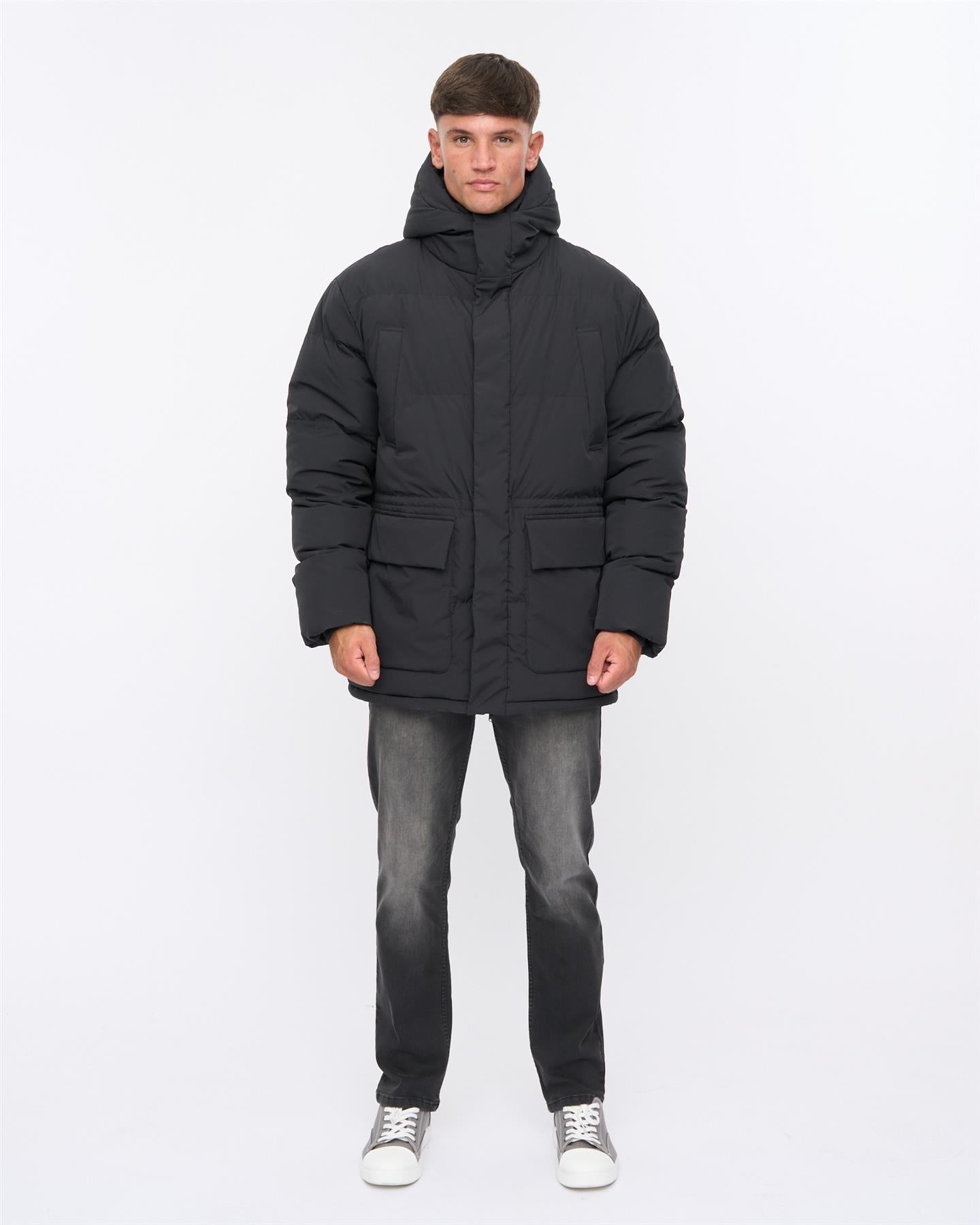 Mens Fletchley Puffer Jacket Black