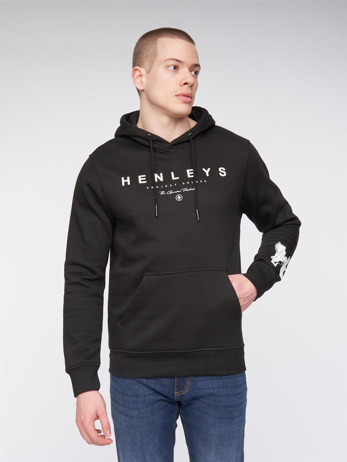 End Of Line Mens Hentyme Hoodie Black