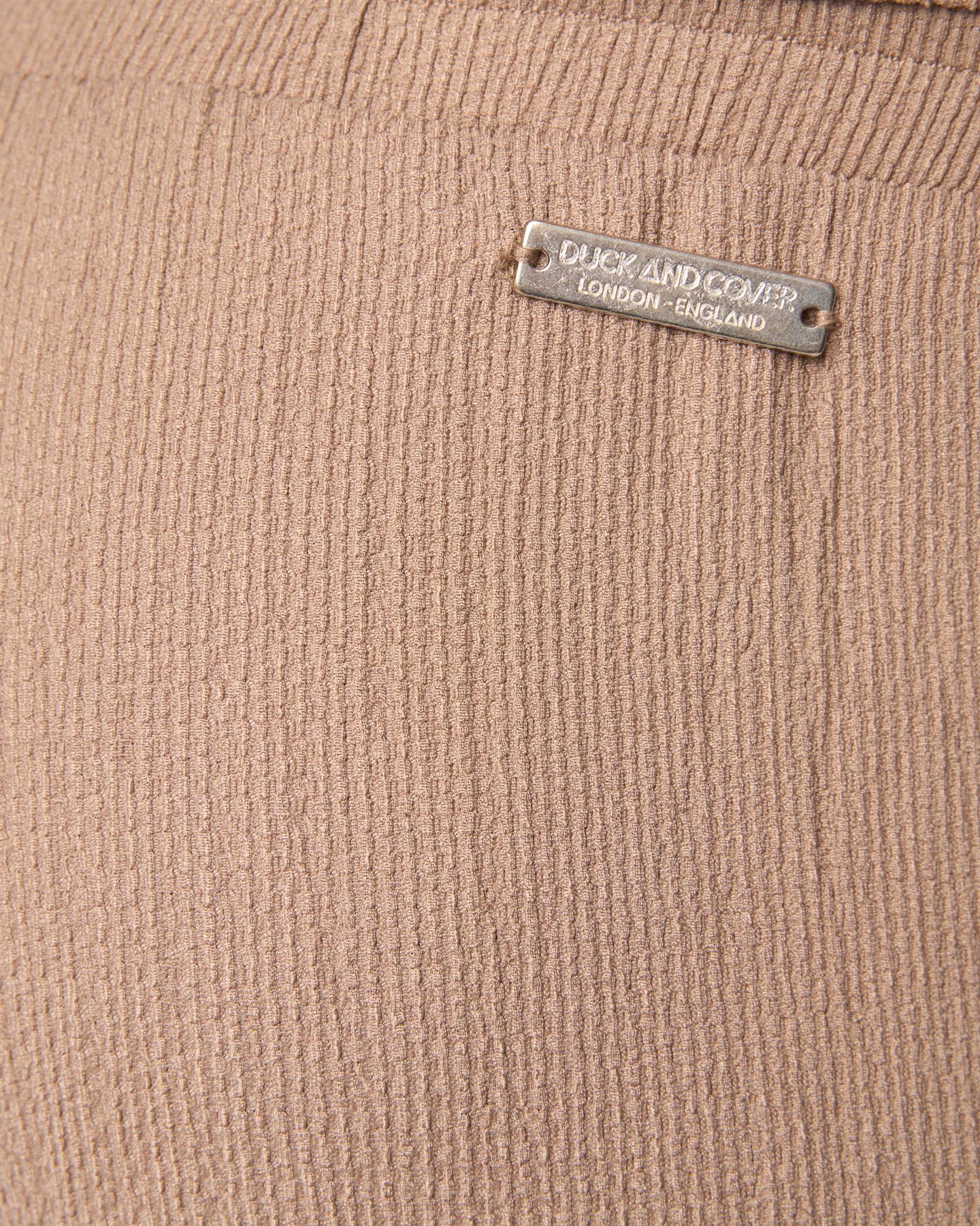 Mens Hingham Shirt & Shorts Set Taupe