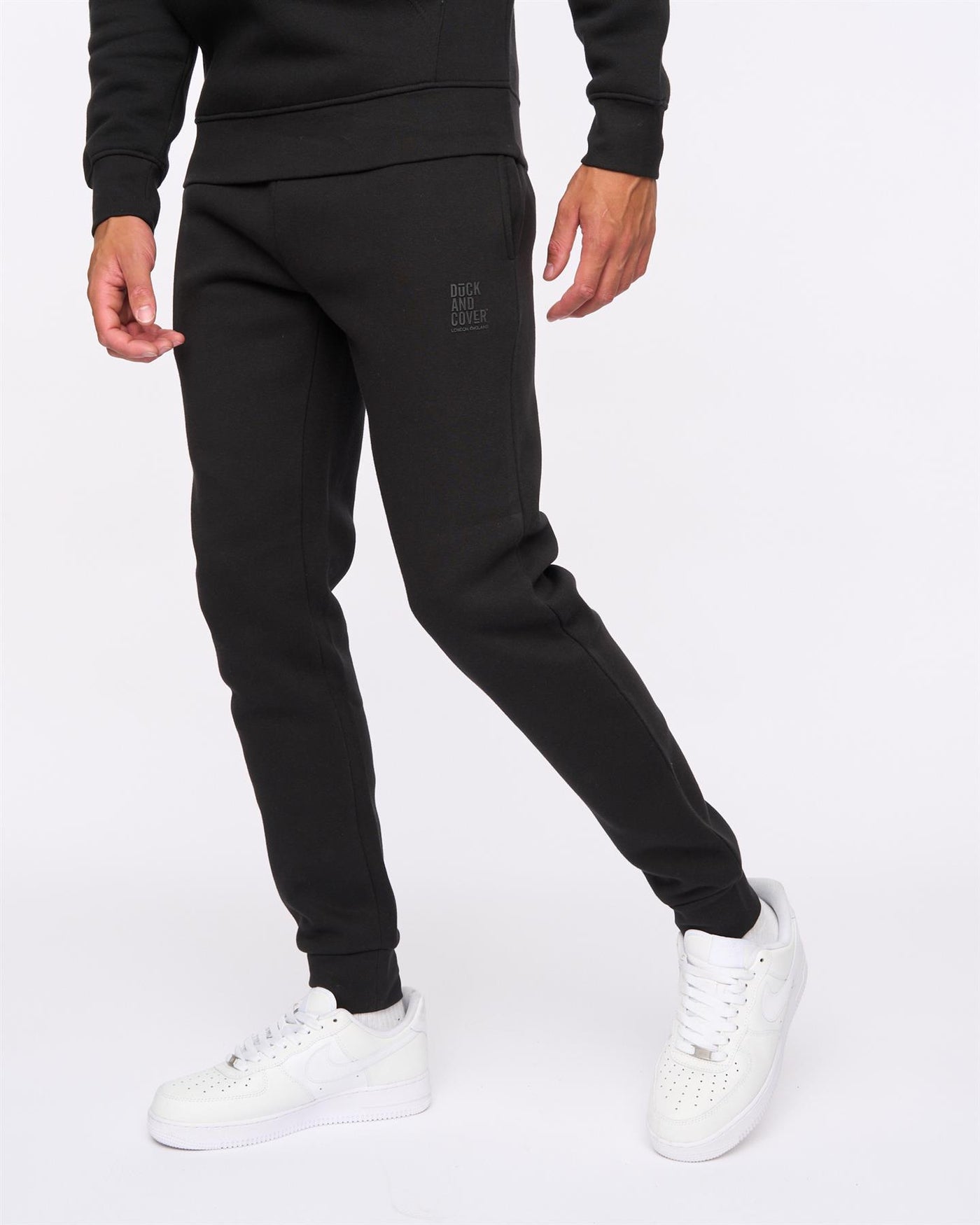 Mens Merchell Jog Set Black
