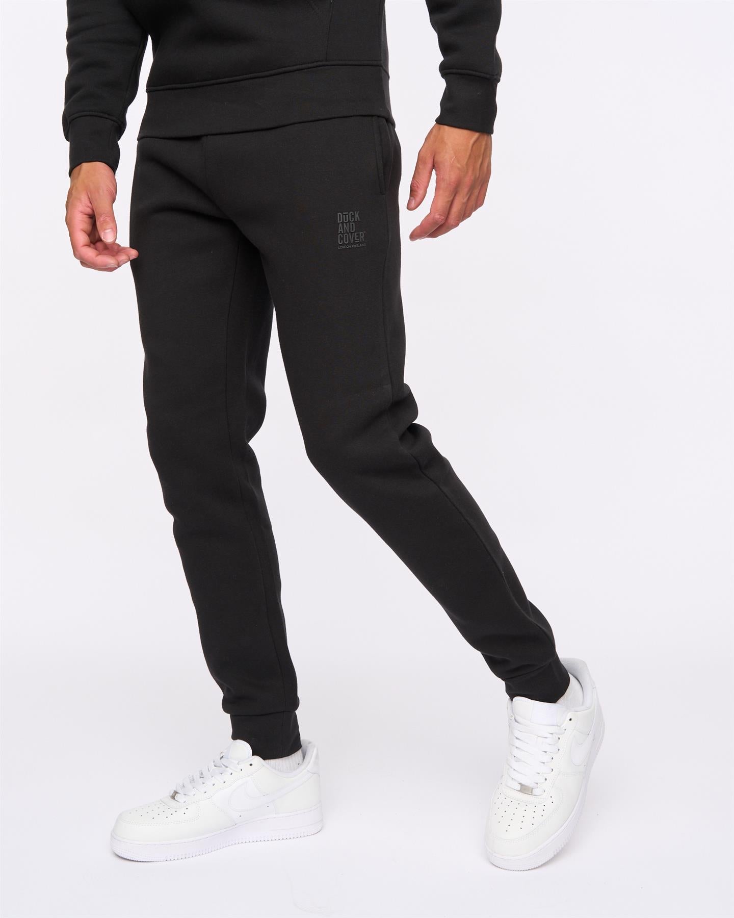 Mens Merchell Jog Set Black