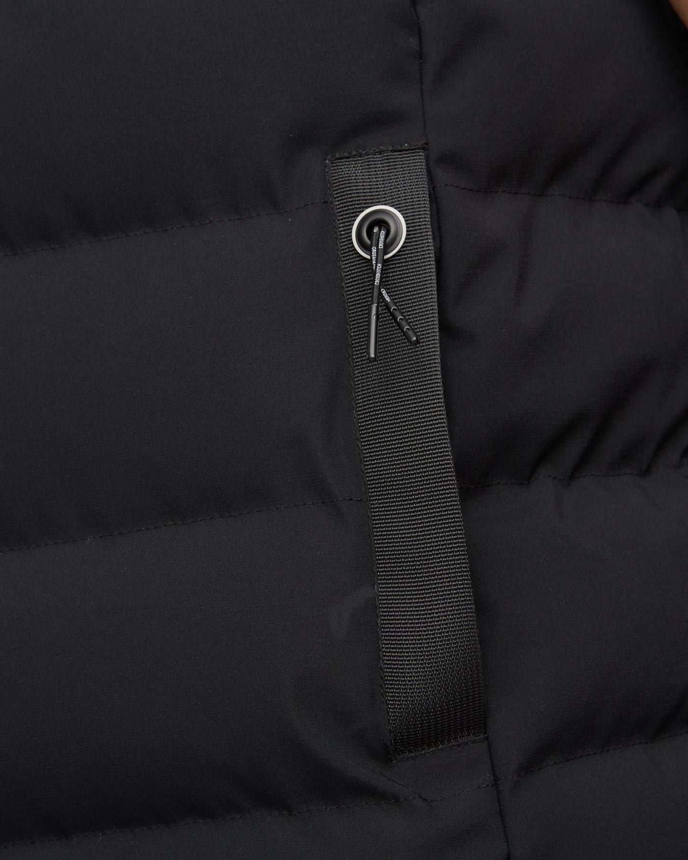 Mens Kampleys Embossed Gilet Black