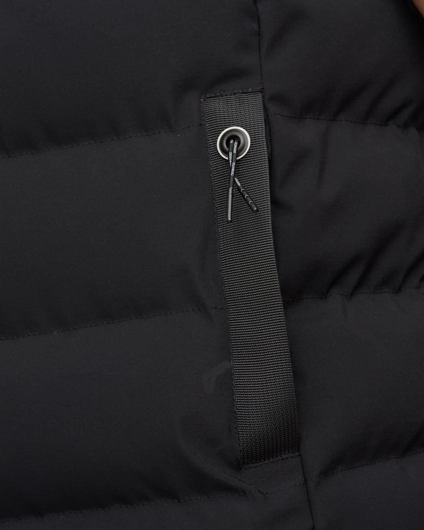 Mens Kampleys Embossed Gilet Black