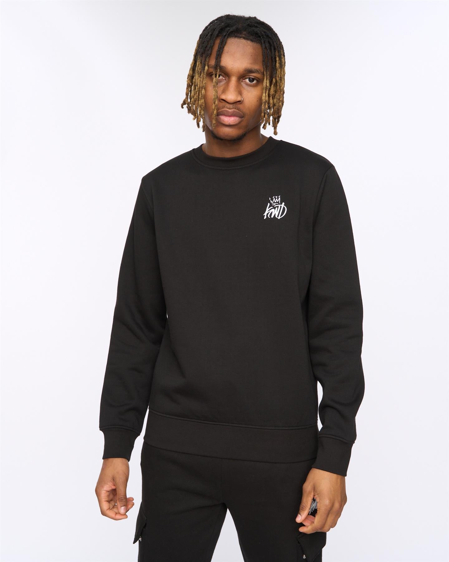 Mens Crosby Crew Sweat Black