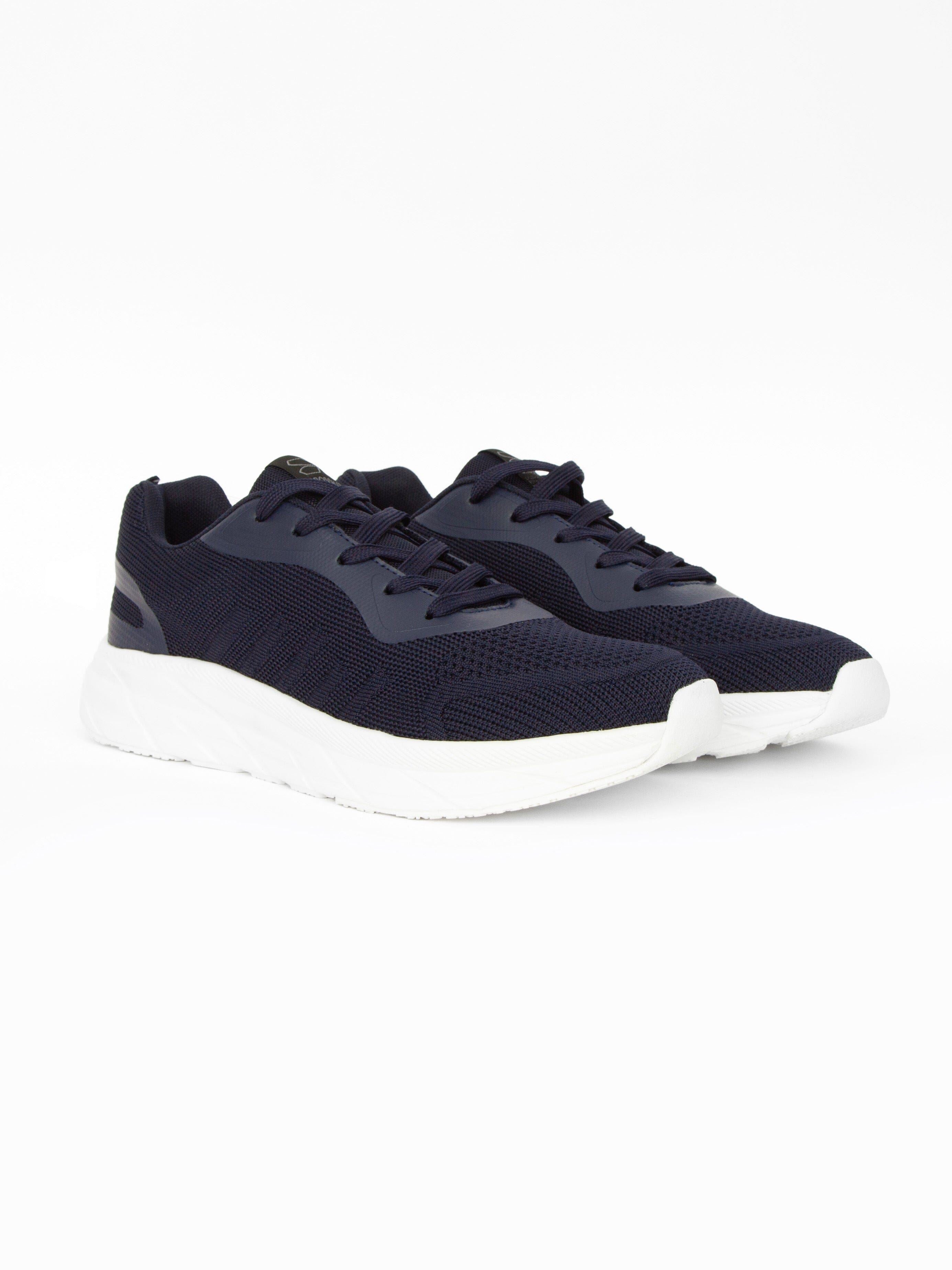 Mens Lennart Trainers Navy/White