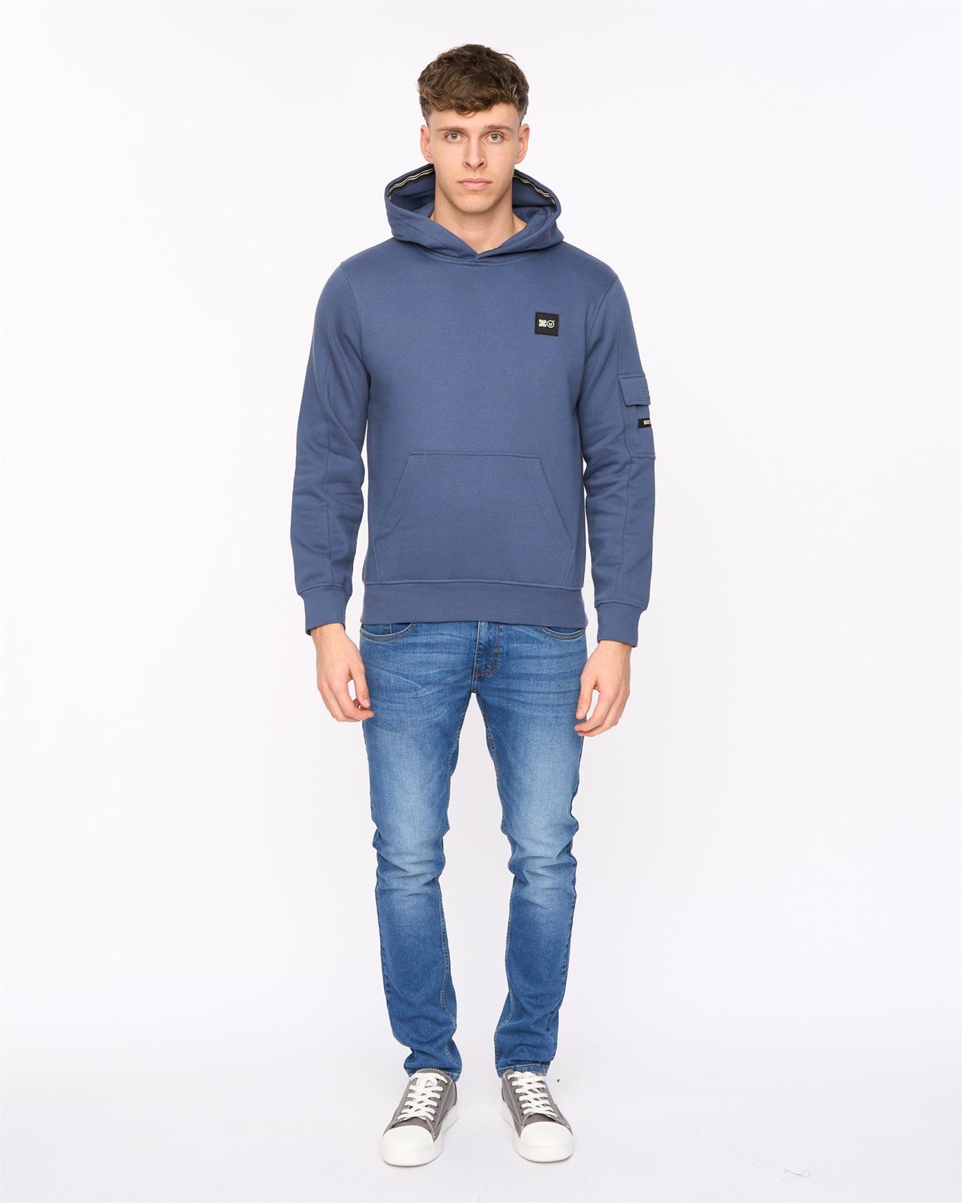 Mens Wrentham Hoodie Denim Blue