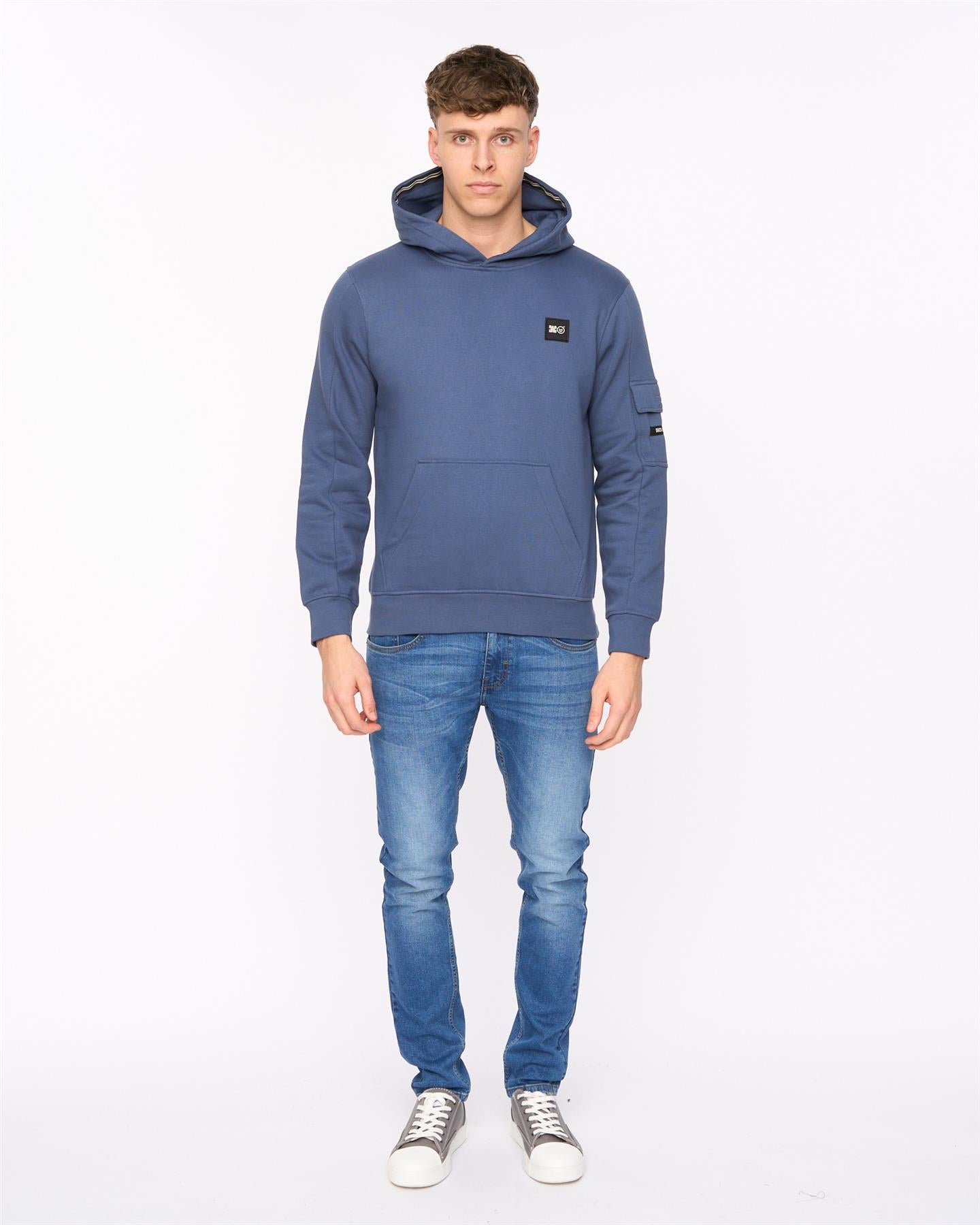 Mens Wrentham Hoodie Denim Blue