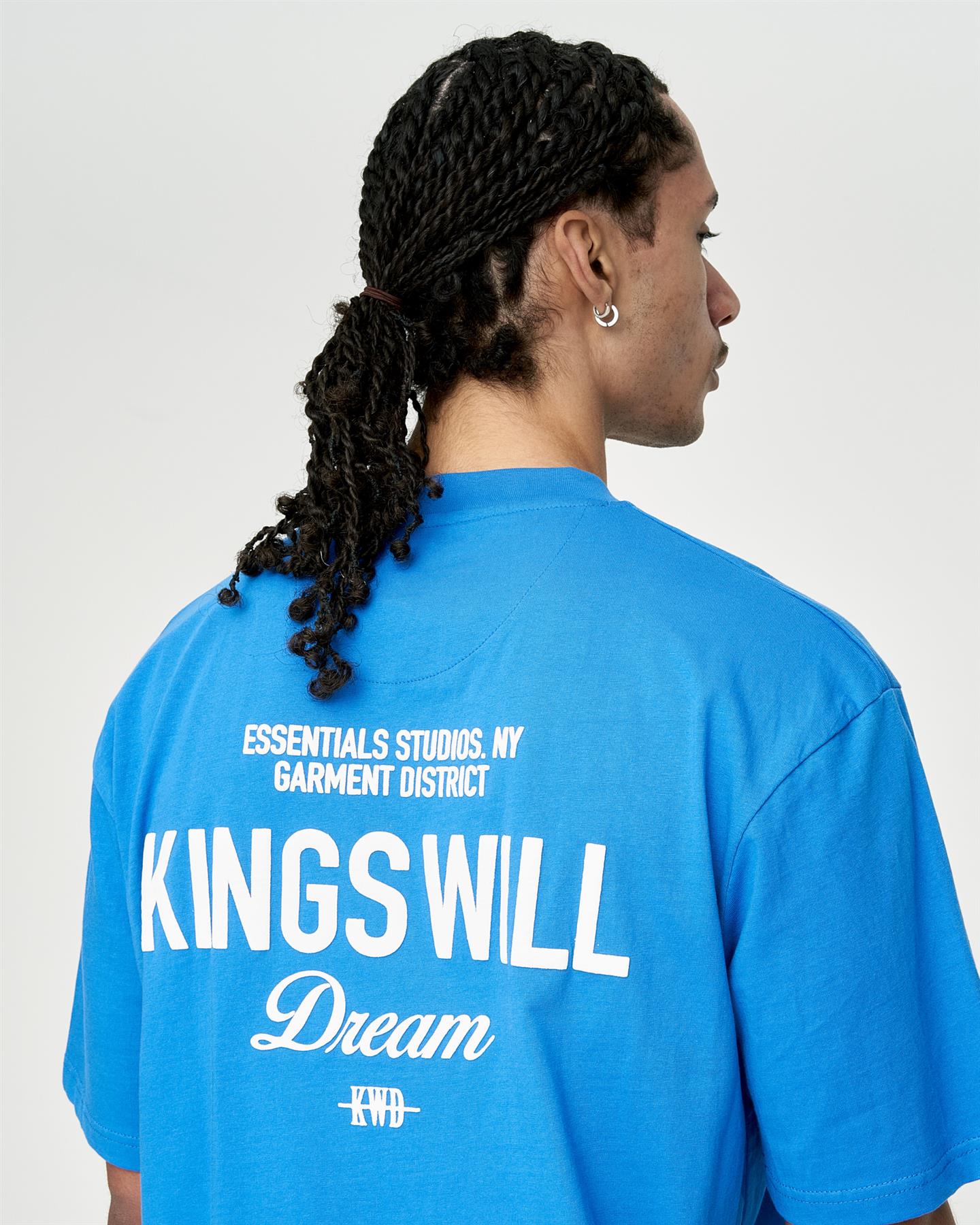 Mens Studio Garment District T-Shirt Blue