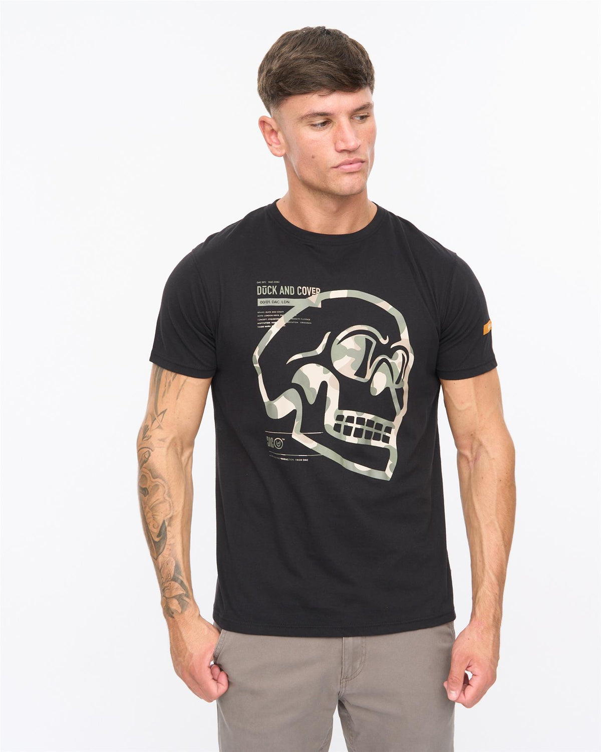 Mens Skullmatic T-Shirt Black