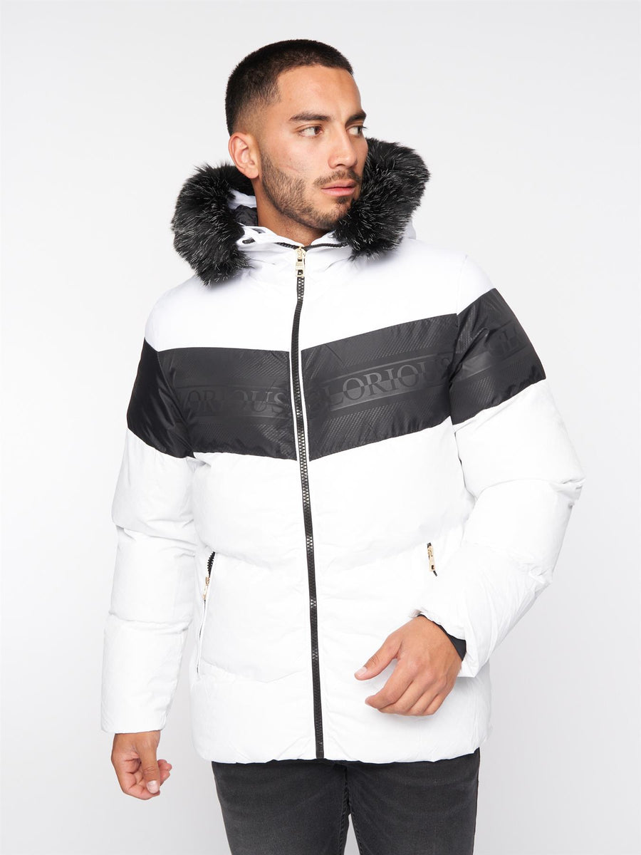 Rocavin Short Puffer Jacket White