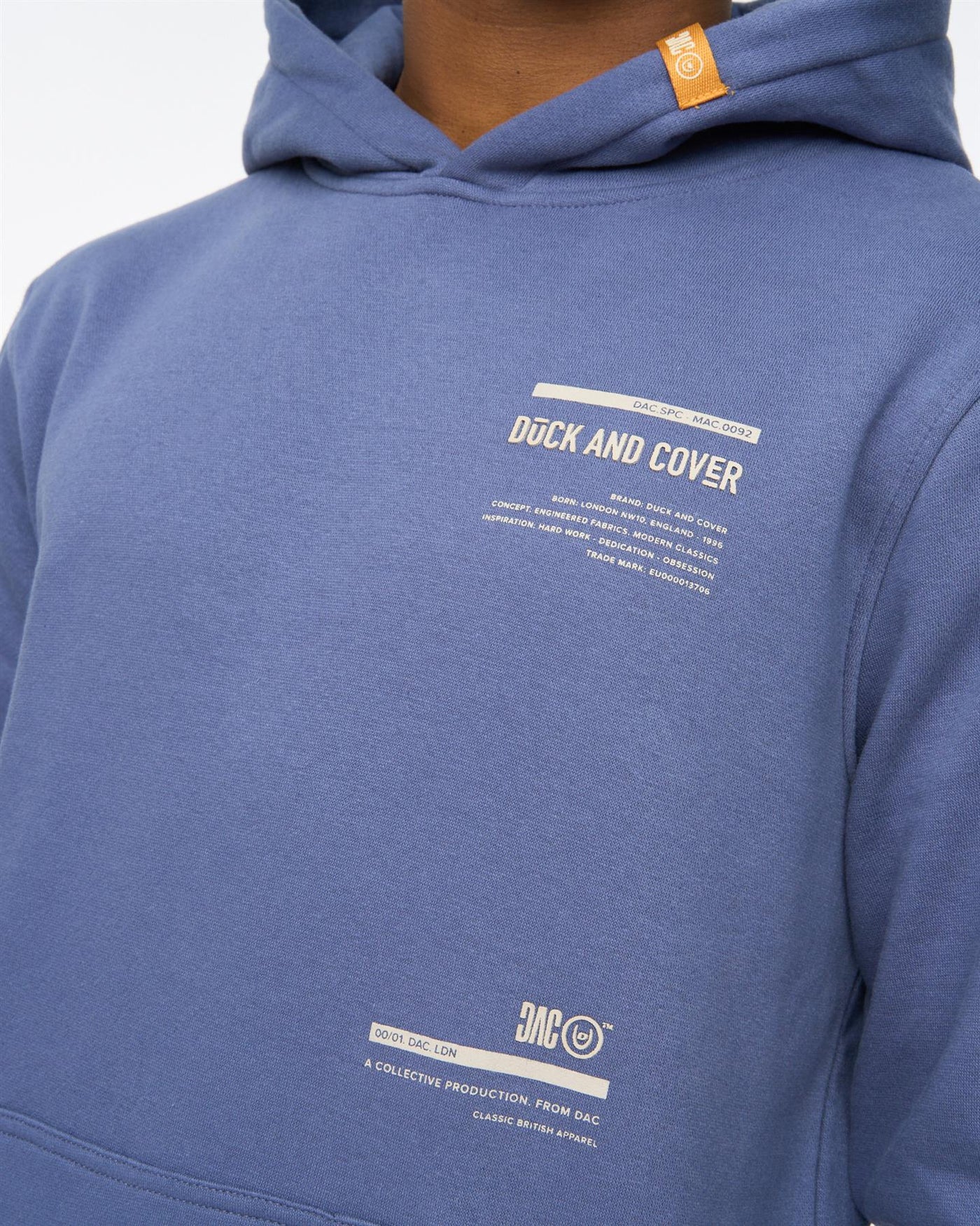 Mens Ambridge Hoodie Denim Blue