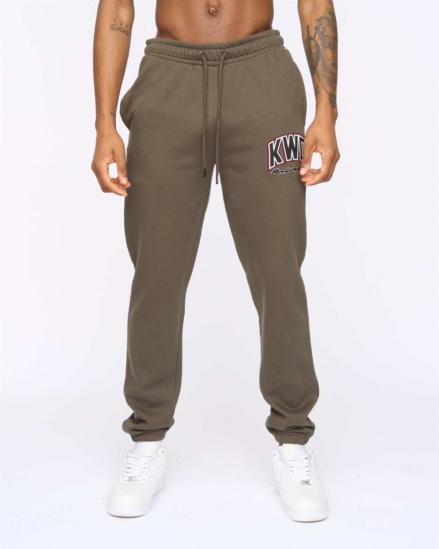 Mens Kingdome Joggers Olive