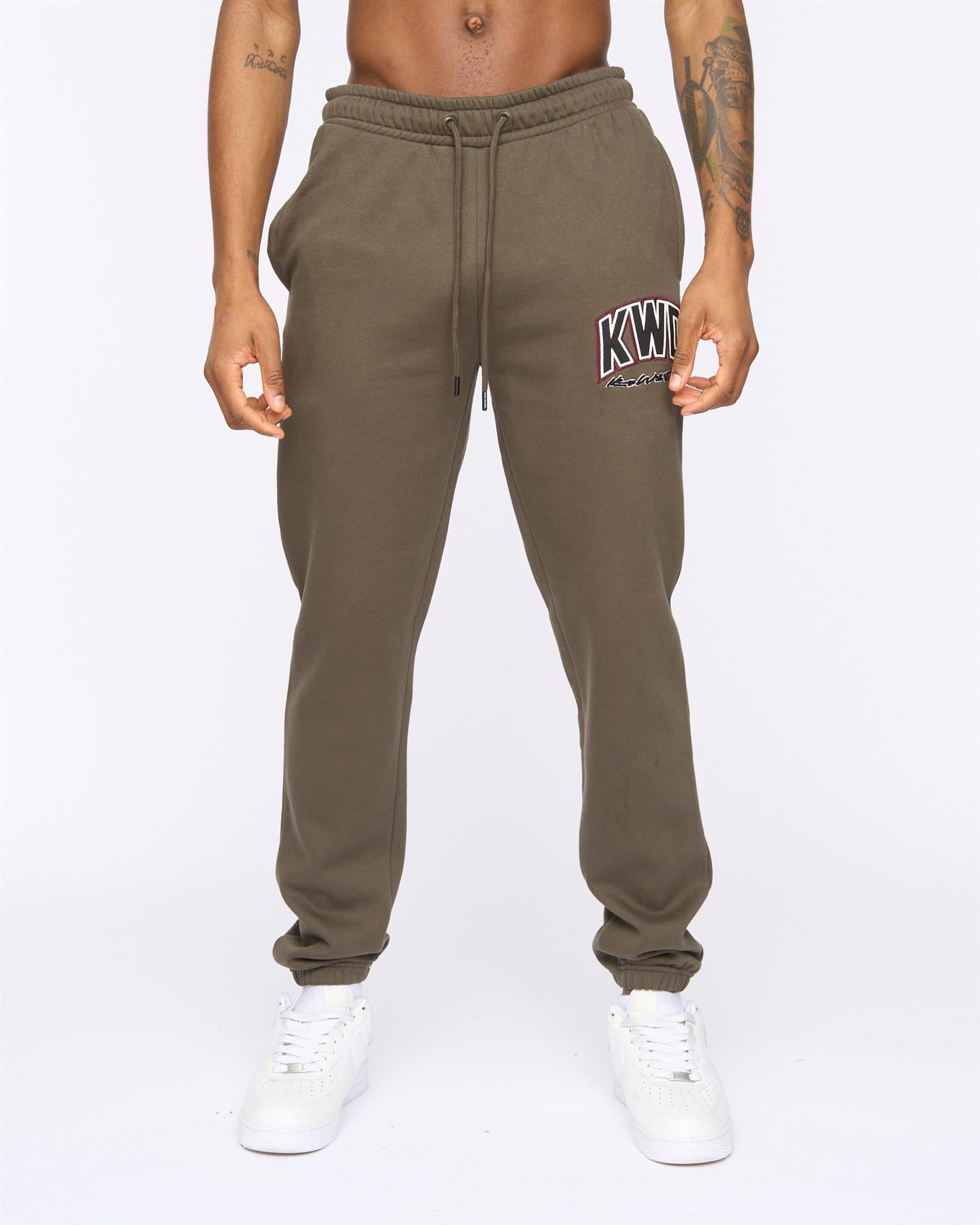 Mens Kingdome Joggers Olive