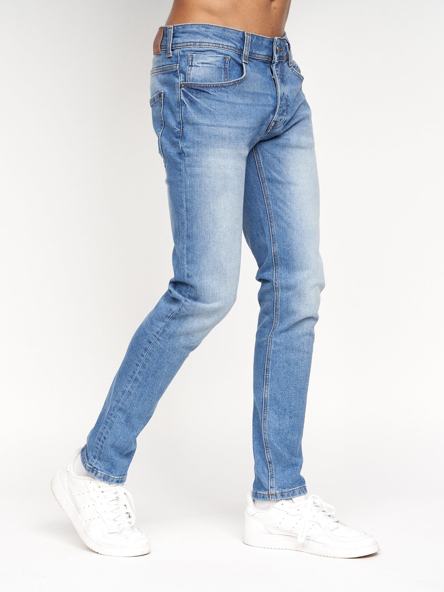 Sheldons Slim Fit Jeans Light Wash