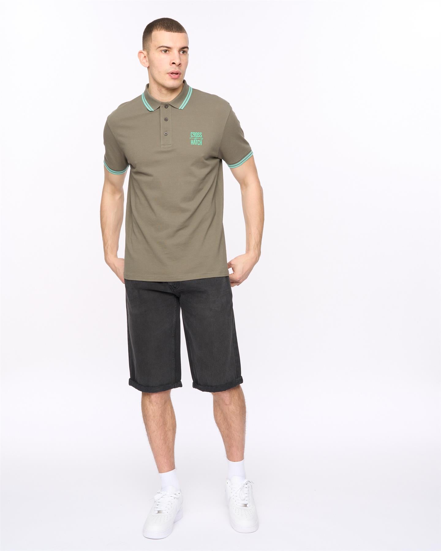 Mens Changra Polo Dark Sage