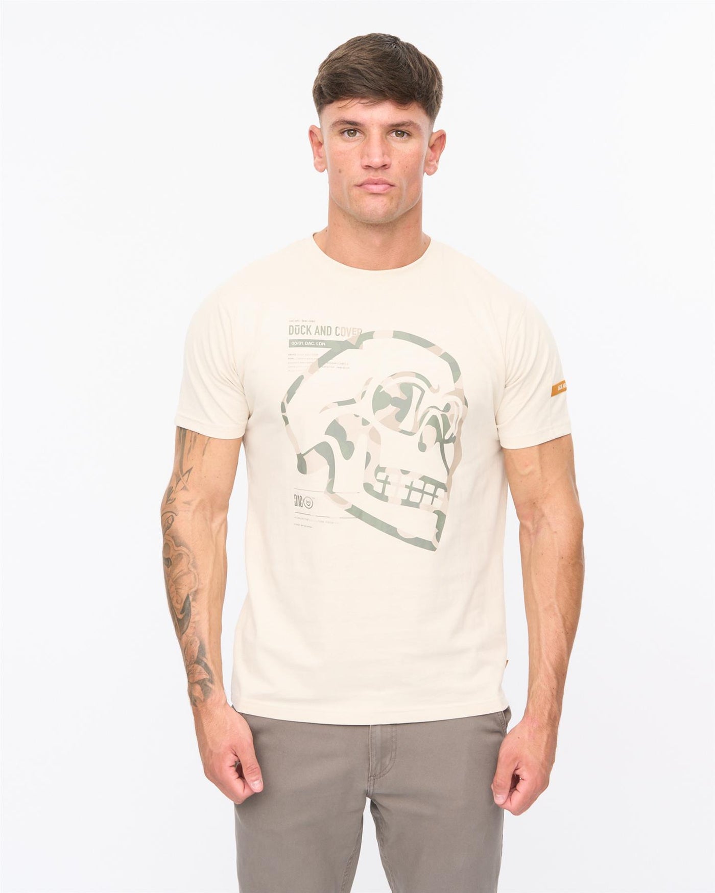 Mens Skullmatic T-Shirt Off White