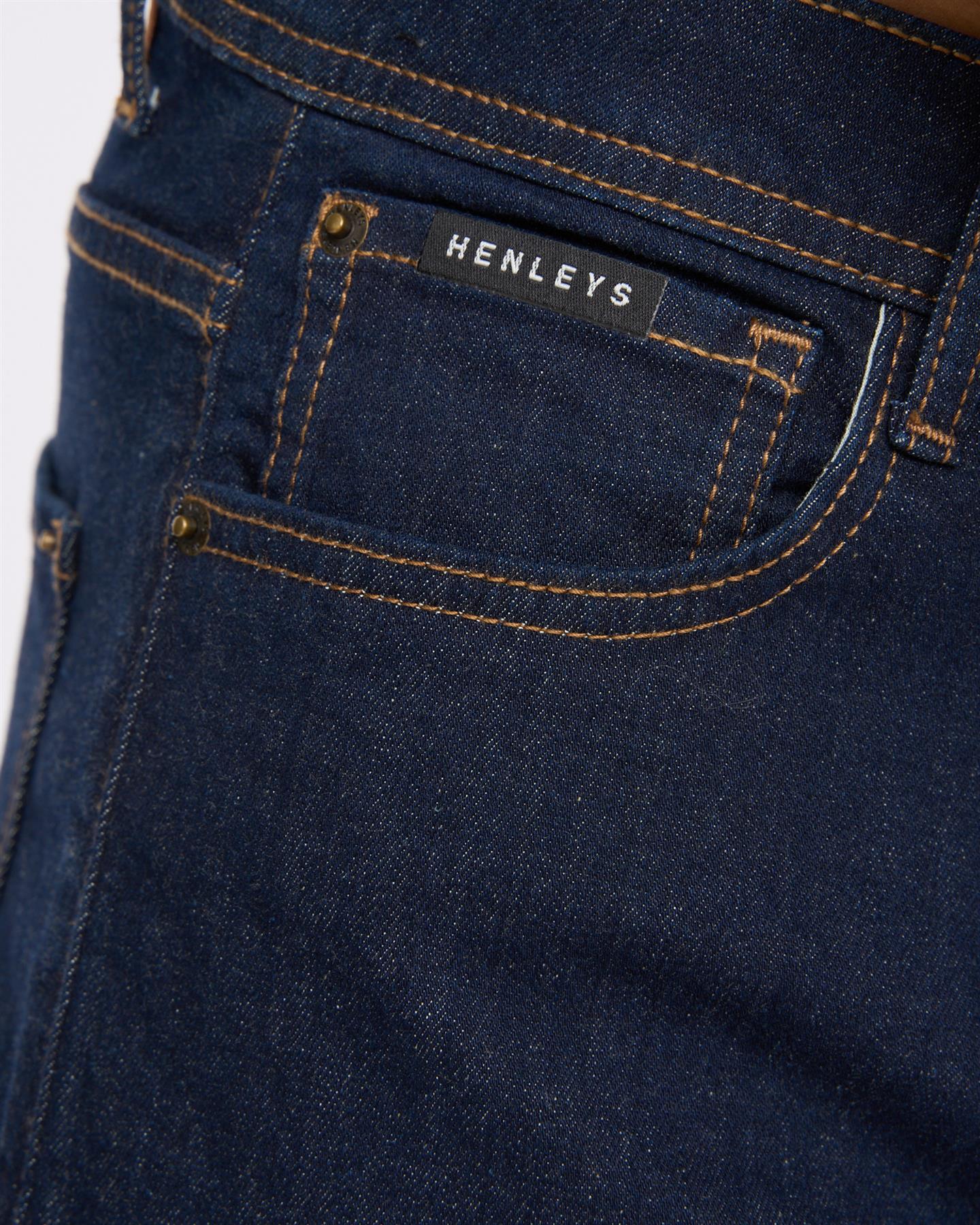 Mens Breeze Straight Fit Jeans Raw