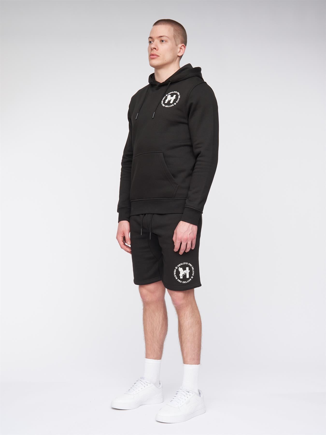 Mens Metafone Jog Shorts Black