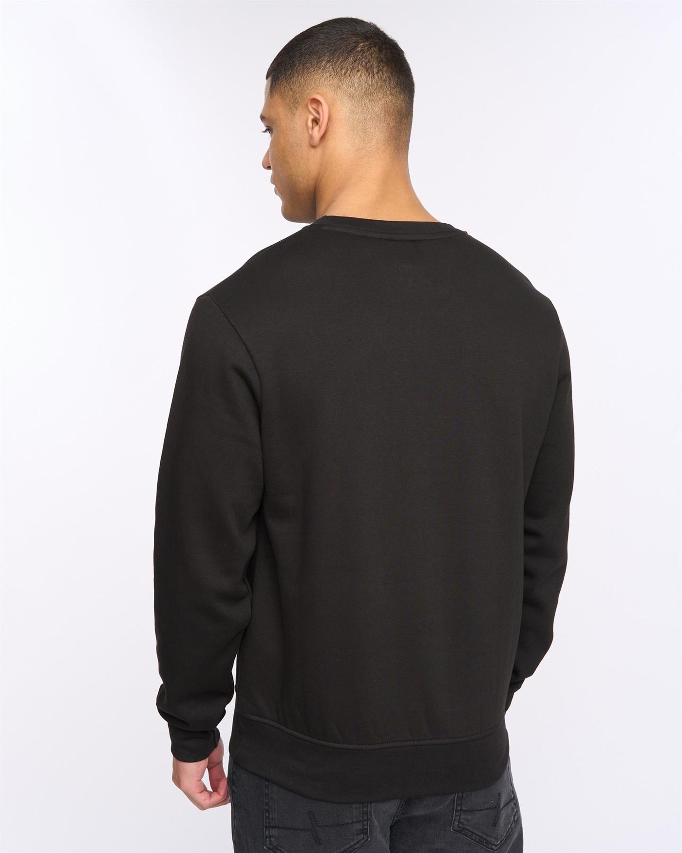 Mens Henbank Crew Black
