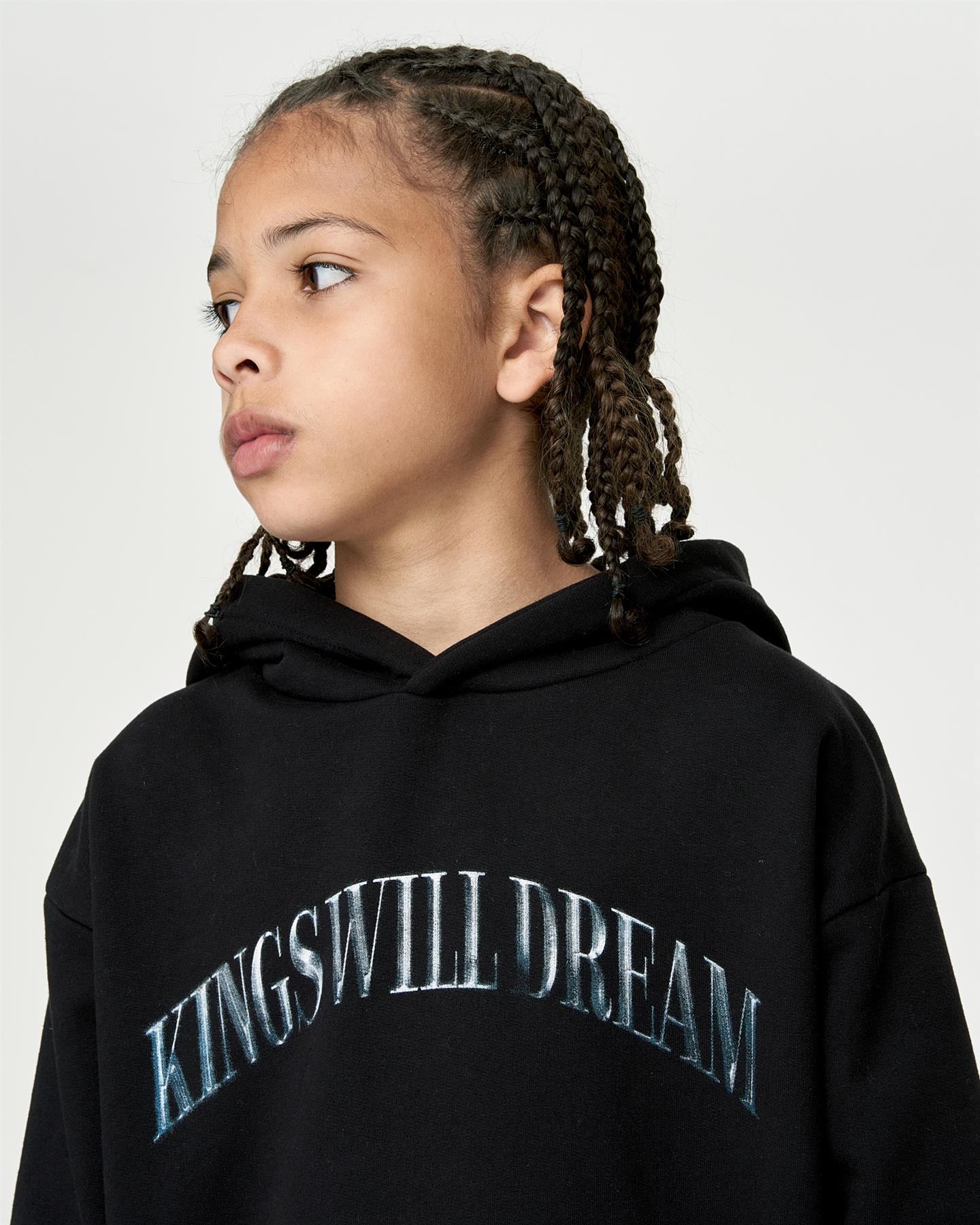 Kids Boys Studio Snake Smile Hoodie Black