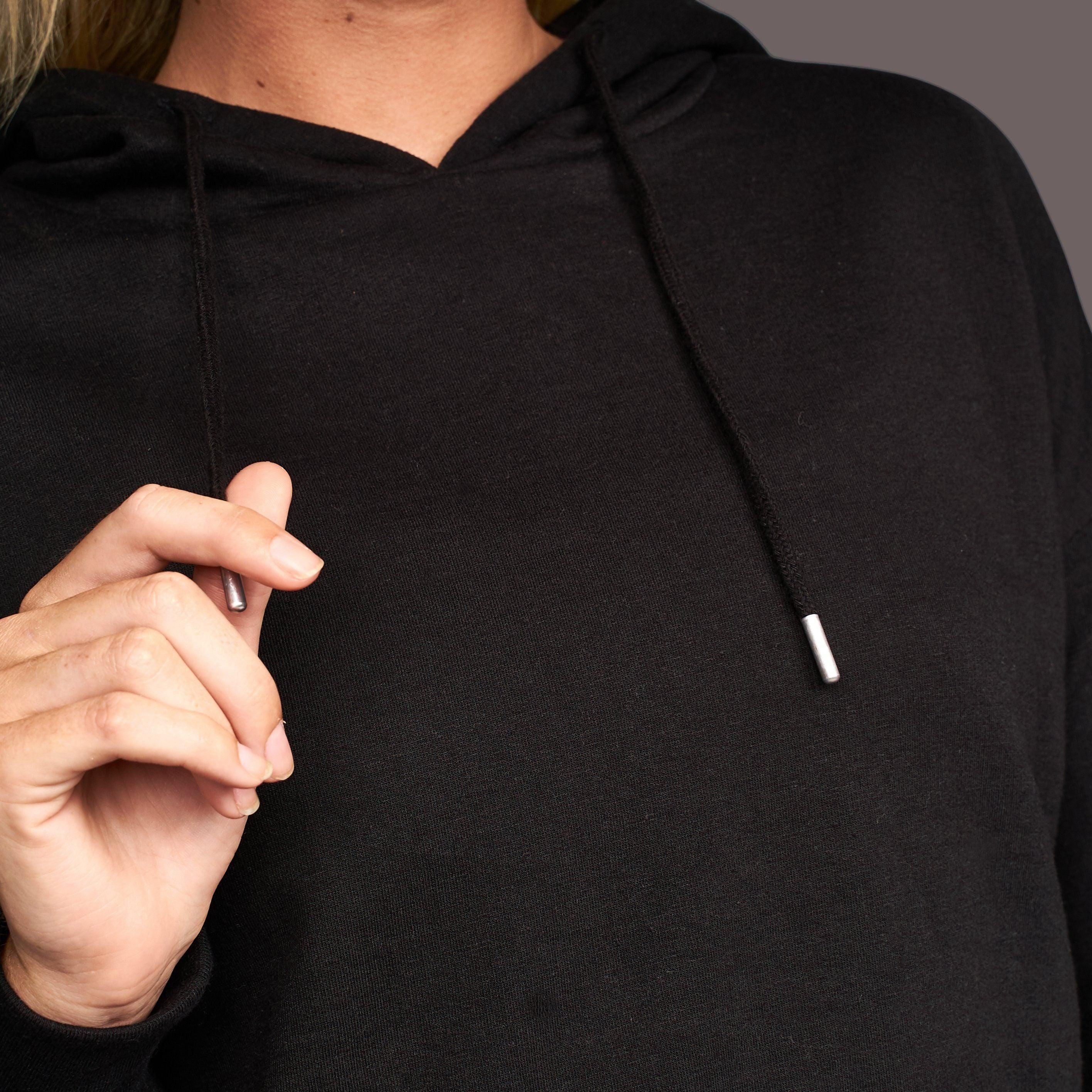 Womens Danica Crop Hoodie Black