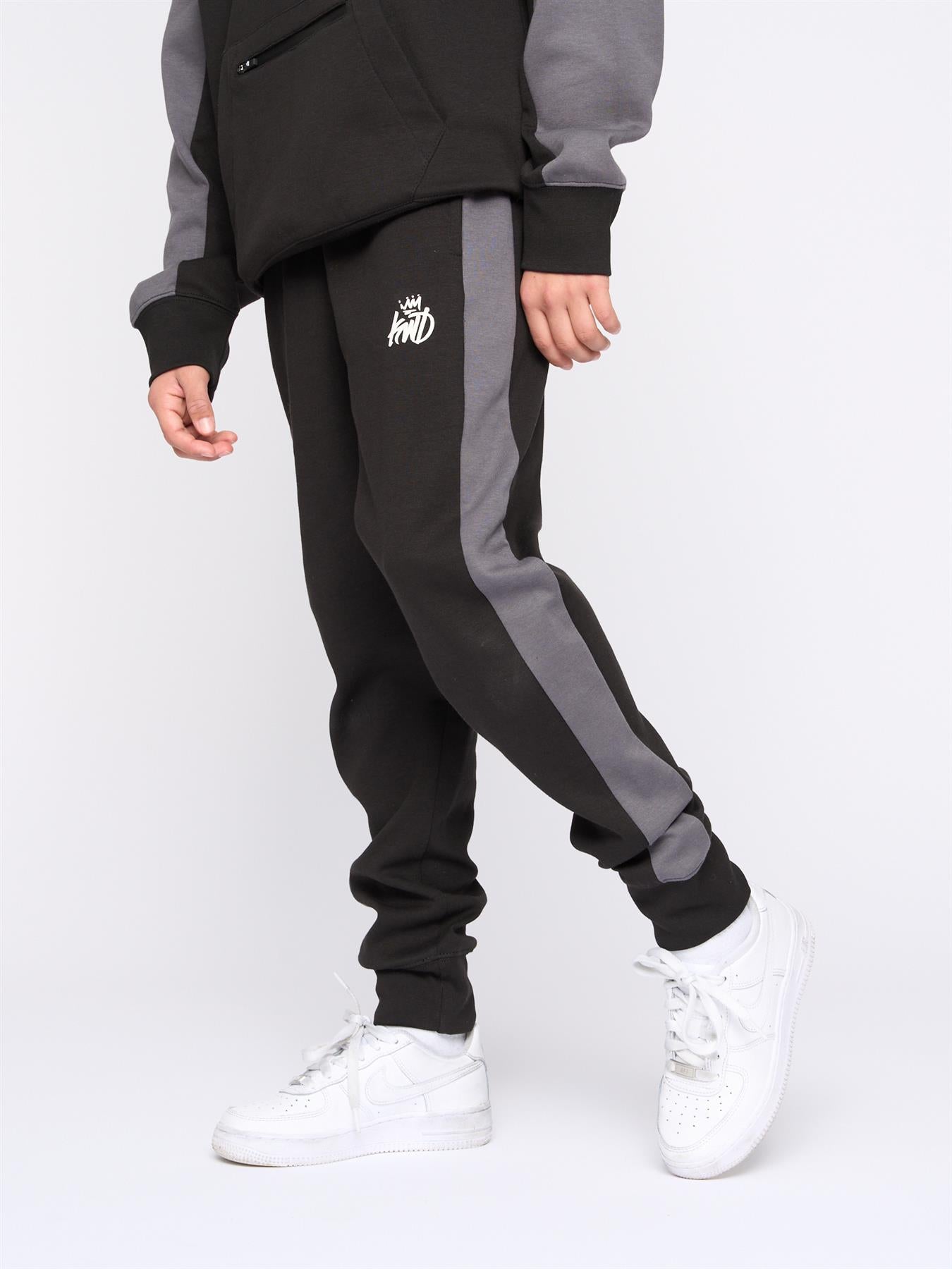 Kids Boys Techy Tracksuit Black