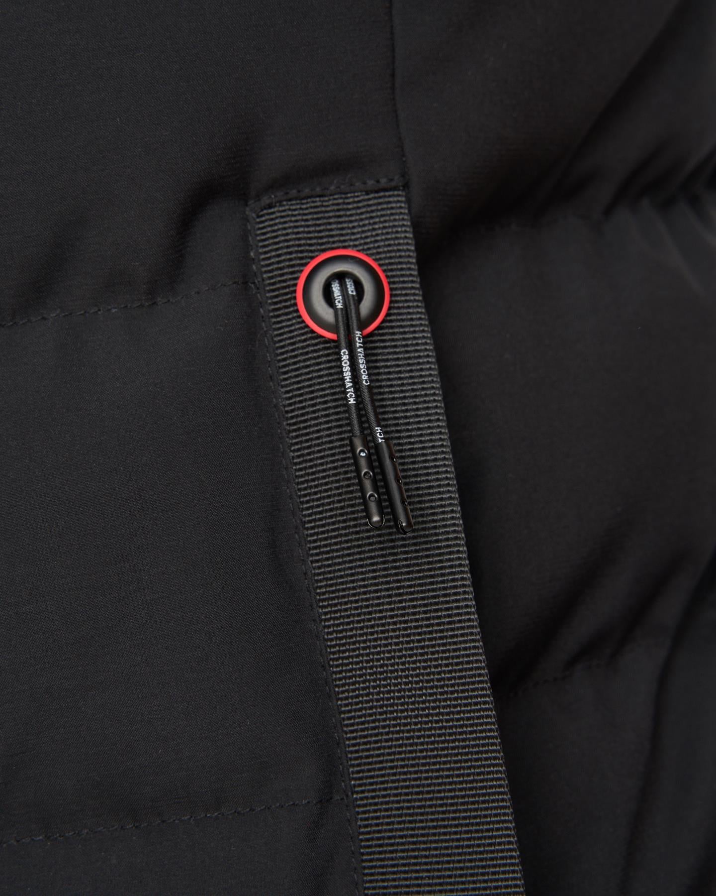 Mens Kampleys Embossed Gilet Black