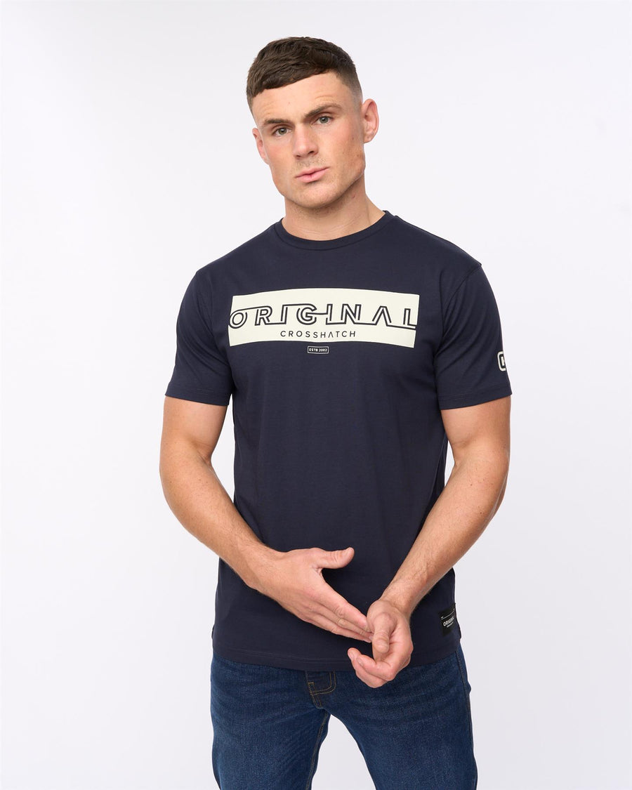 Mens Kratmoss T-Shirt Navy