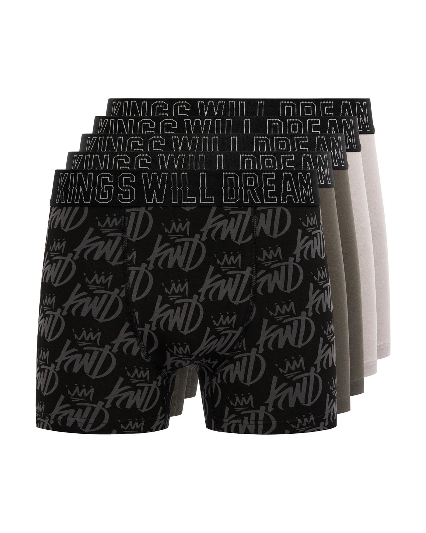 Mens Kingsported Boxers 5pk Multi