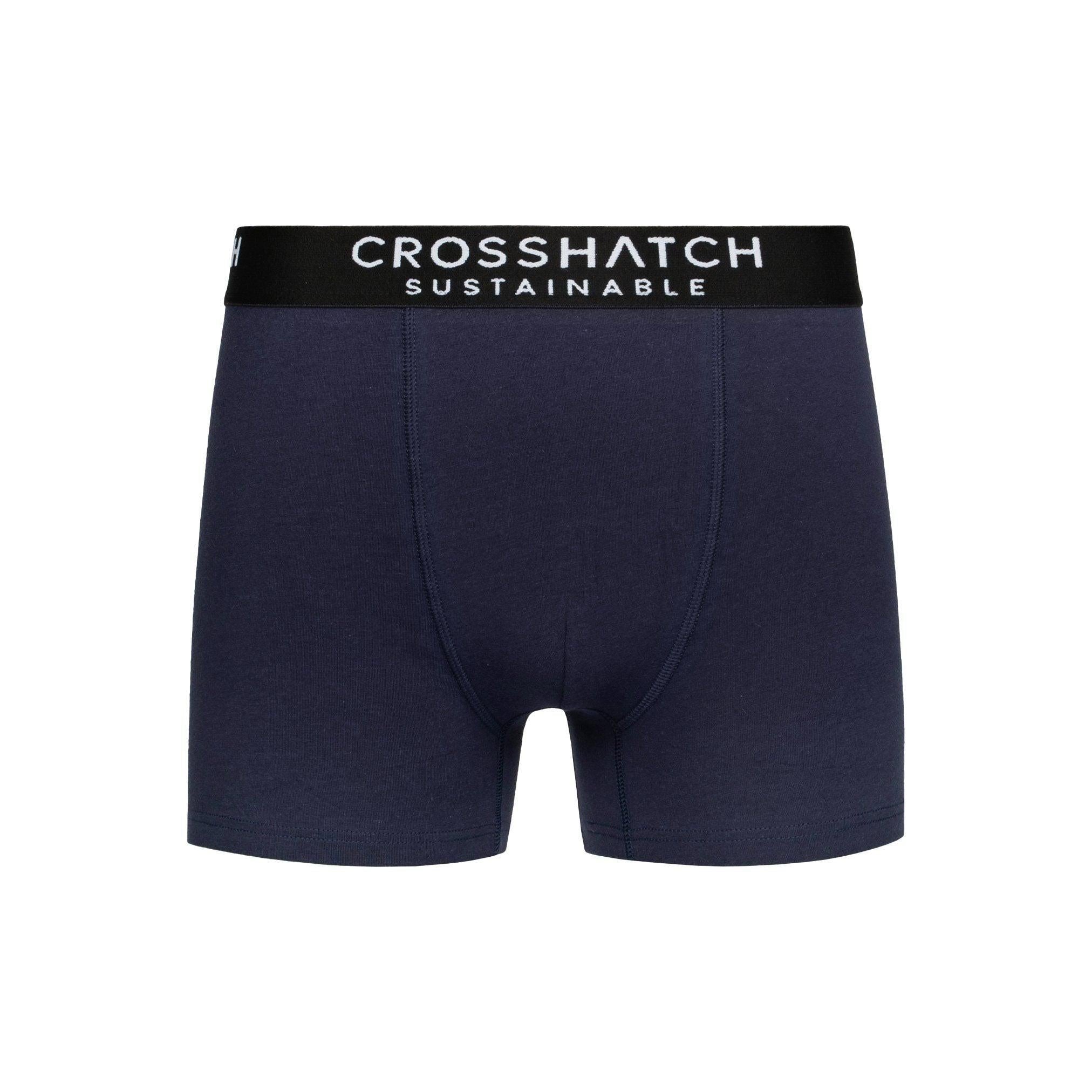 Crosshatch Mens Orlander A Boxers 5pk Black/Navy/Blue/Mustard/White