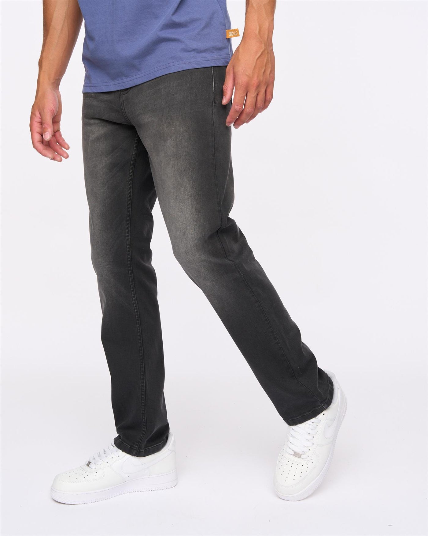 Mens Hydras Straight Leg Jeans Black
