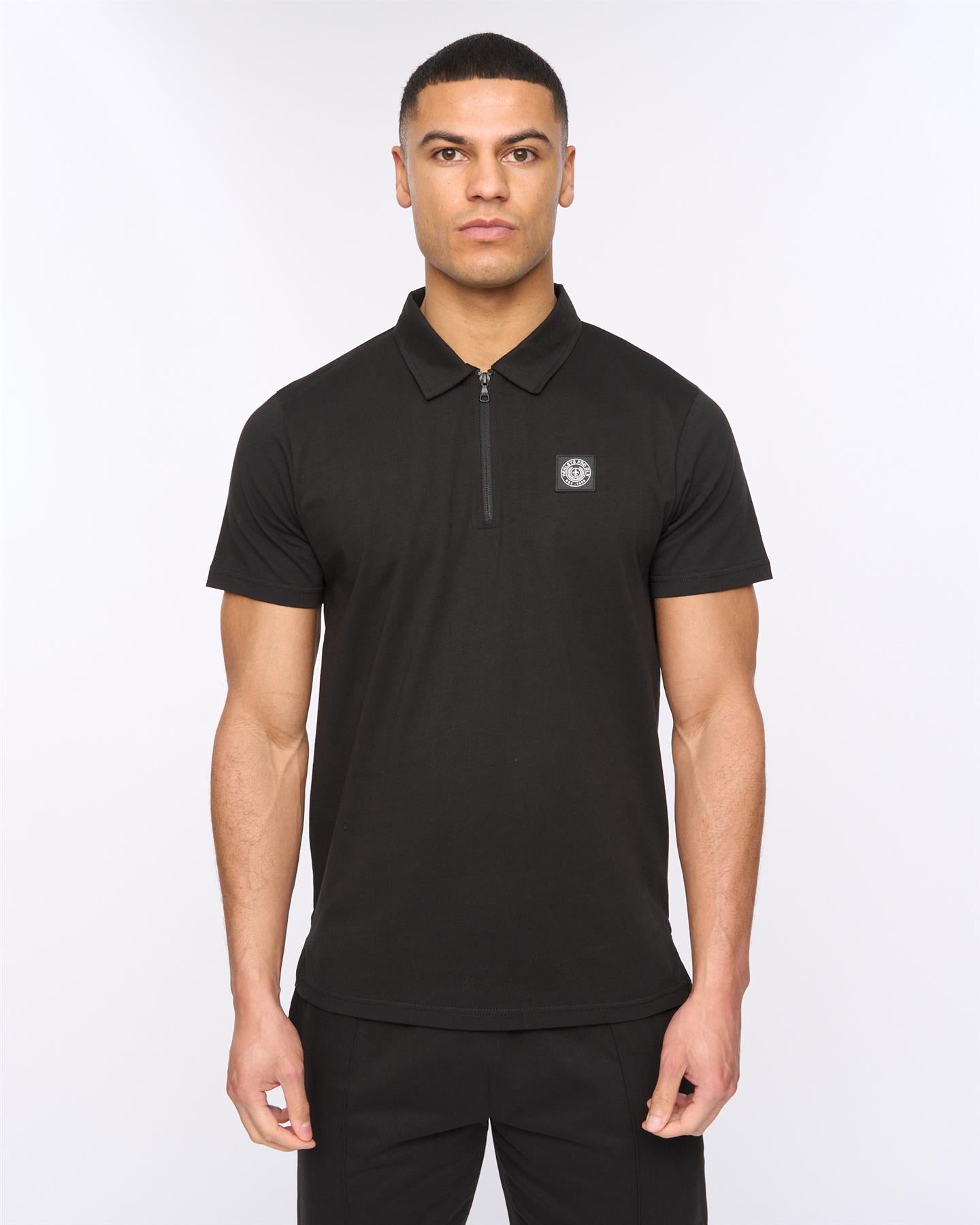 Mens Henychill Polo/Shorts Set Black