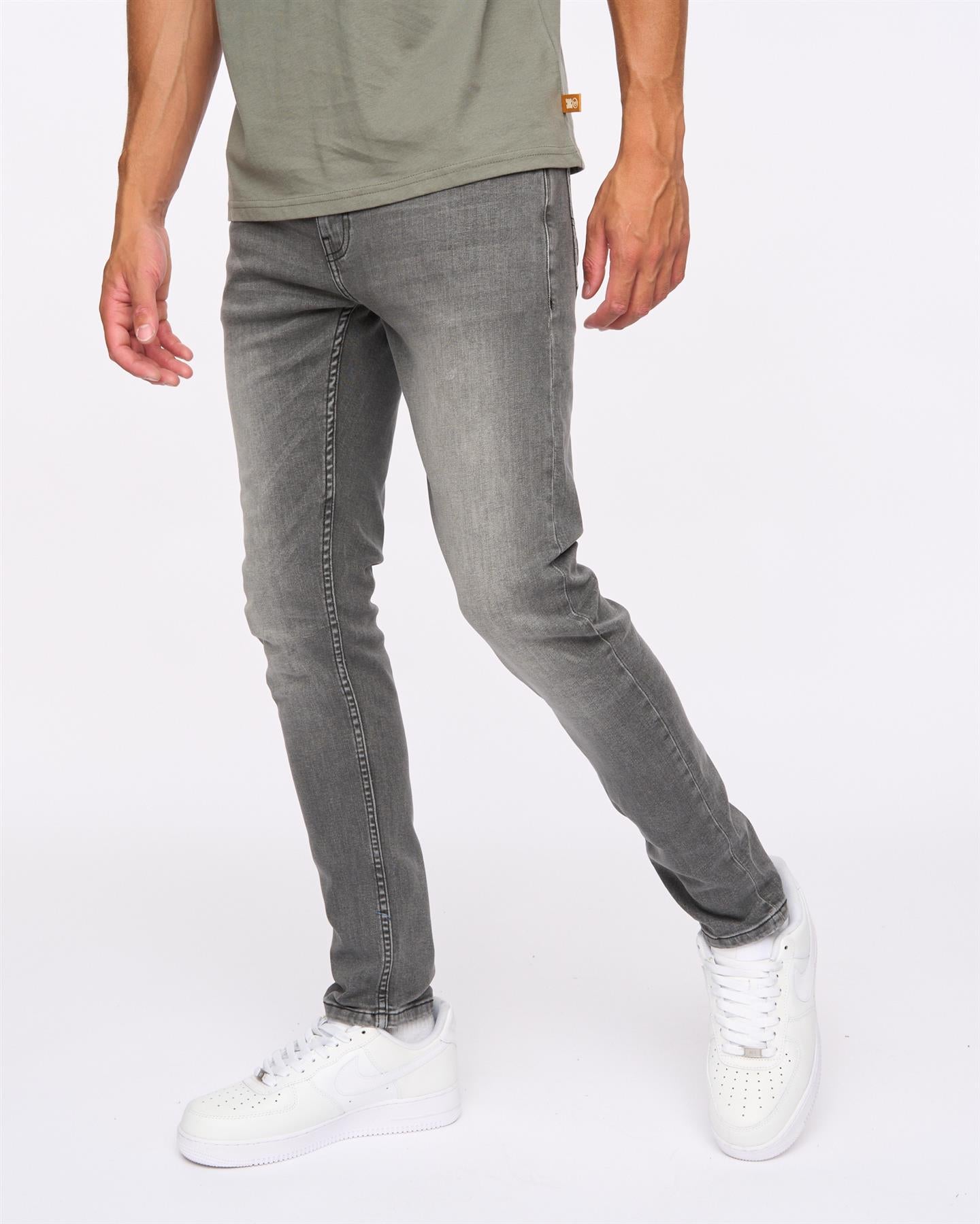 Mens Maylead Slim Fit Jeans Grey