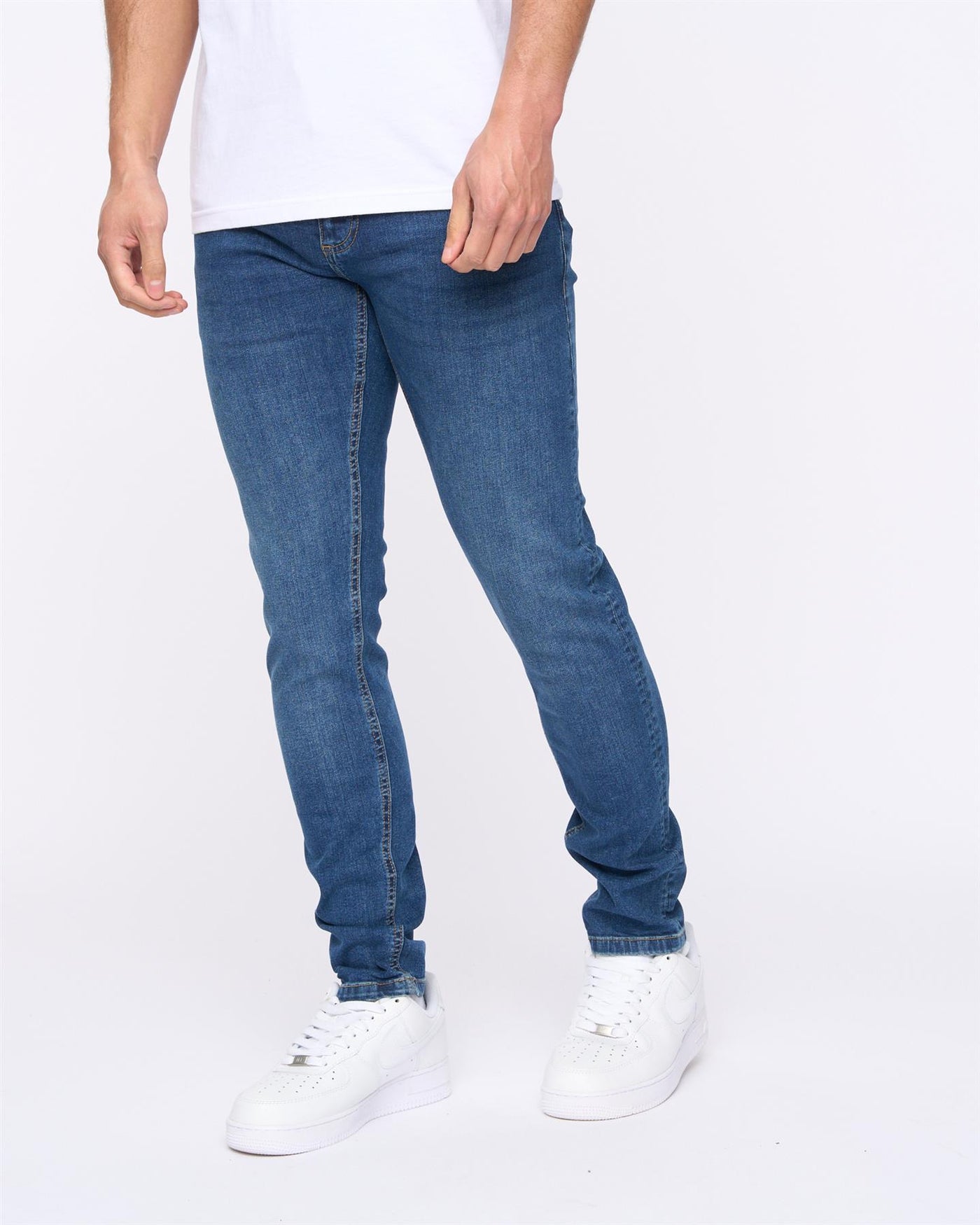 Mens Mayhen Slim Fit Jeans Stone Wash