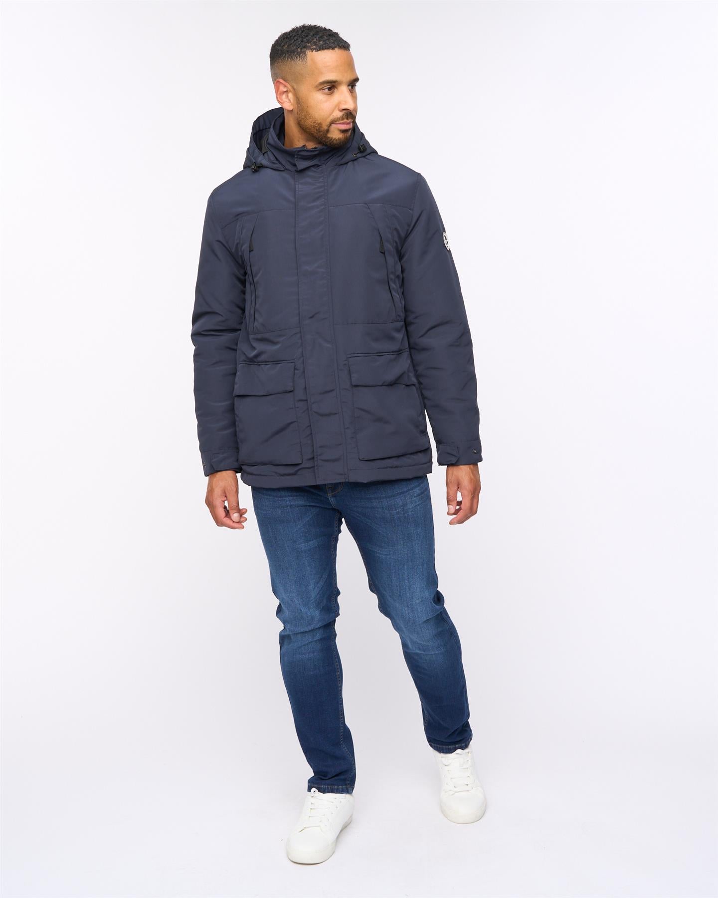 Mens  Winward Double Collar Jacket Navy