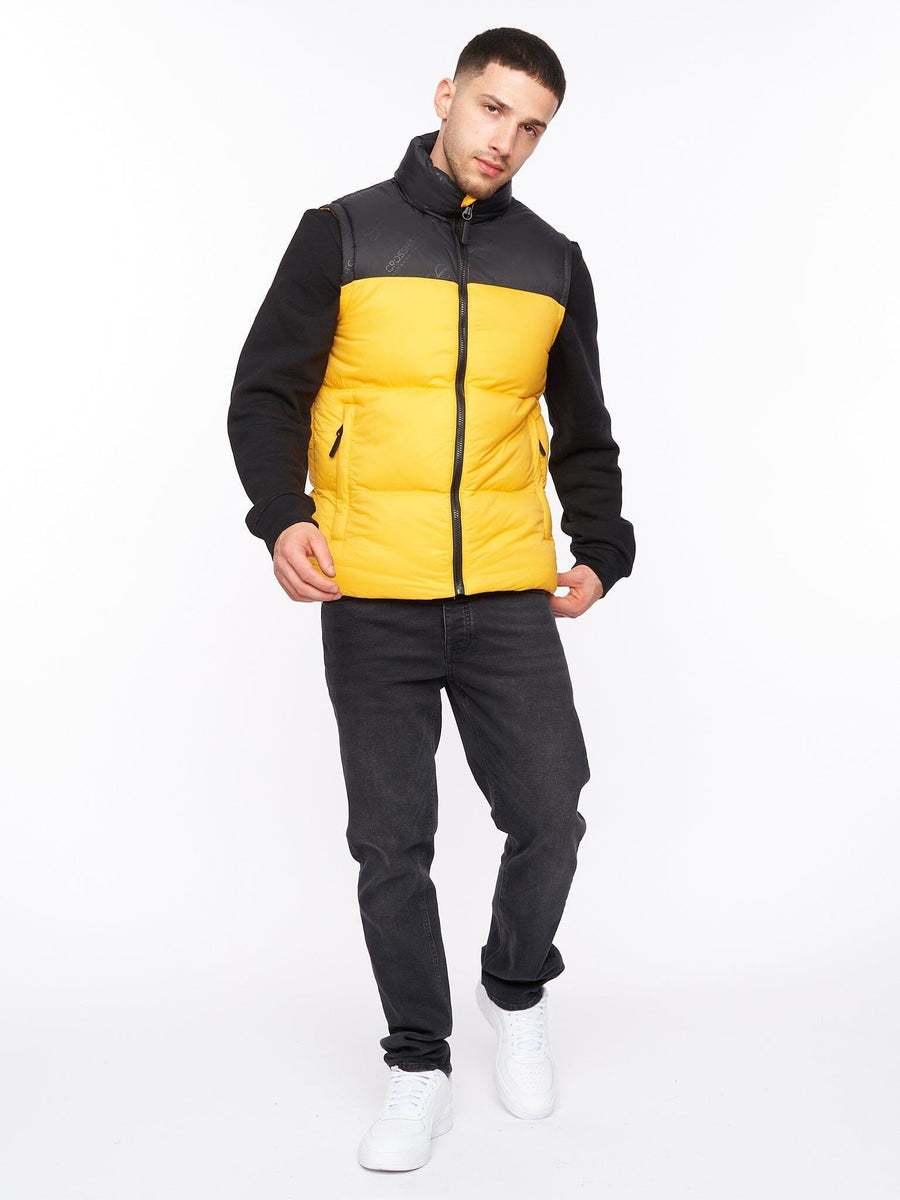 Mens Demerley Gilet Yellow