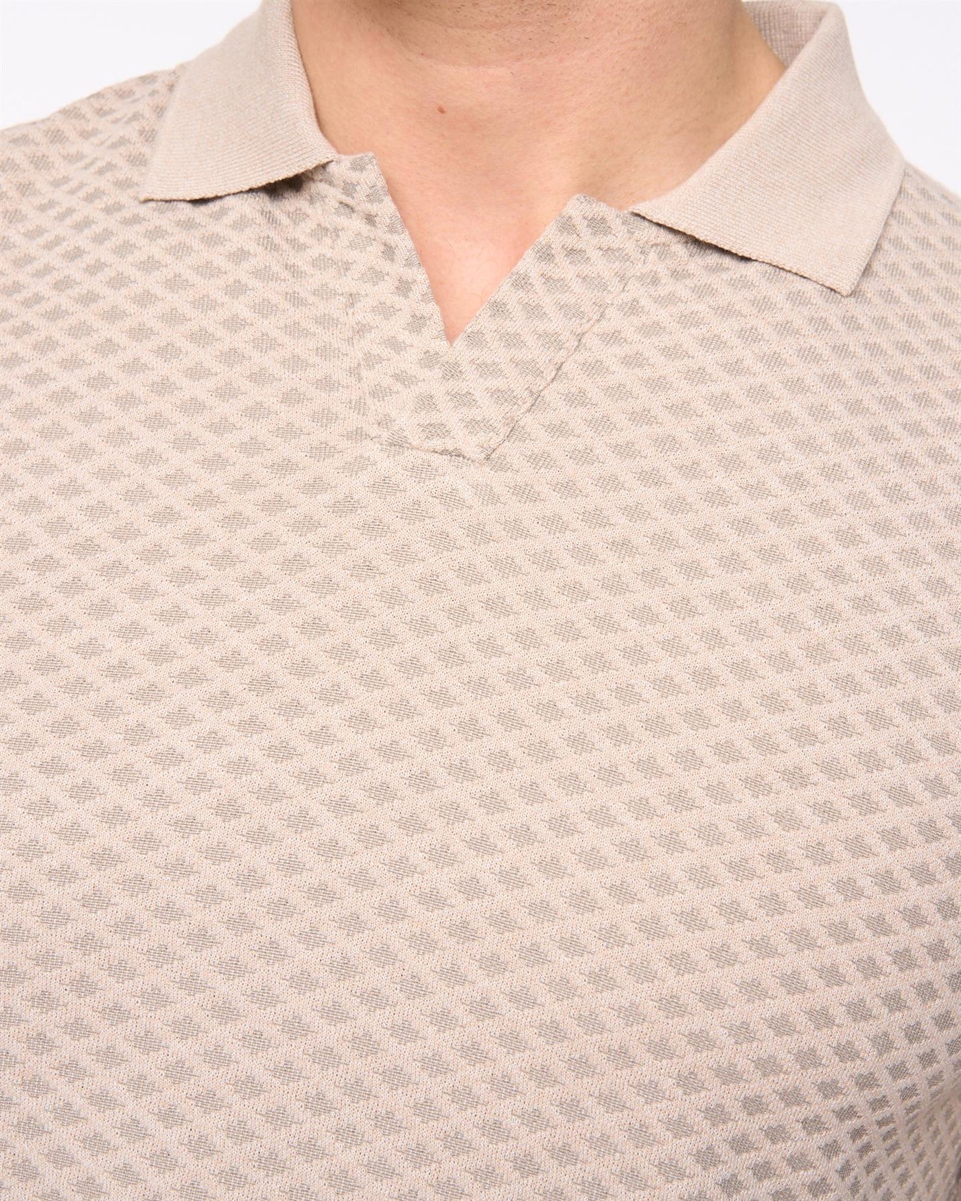 Mens Morwin Polo Stone