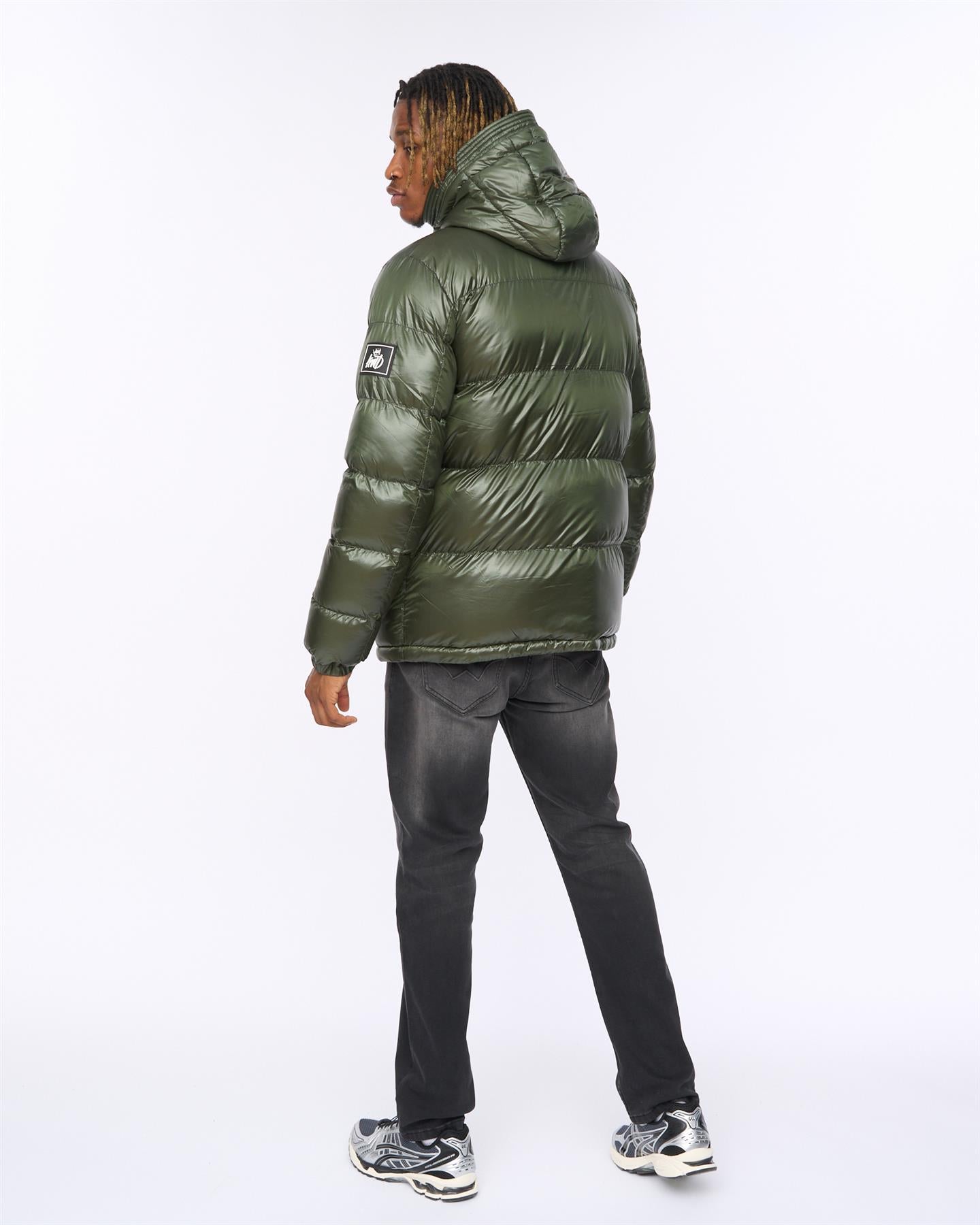 Mens Welcome Puffer Jacket Olive
