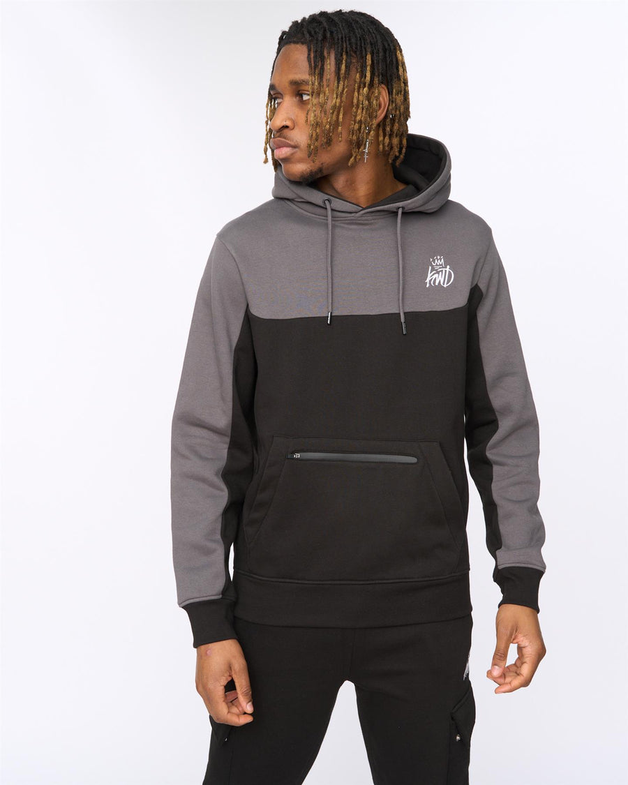 Mens Techy Hoodie Black/Asphalt