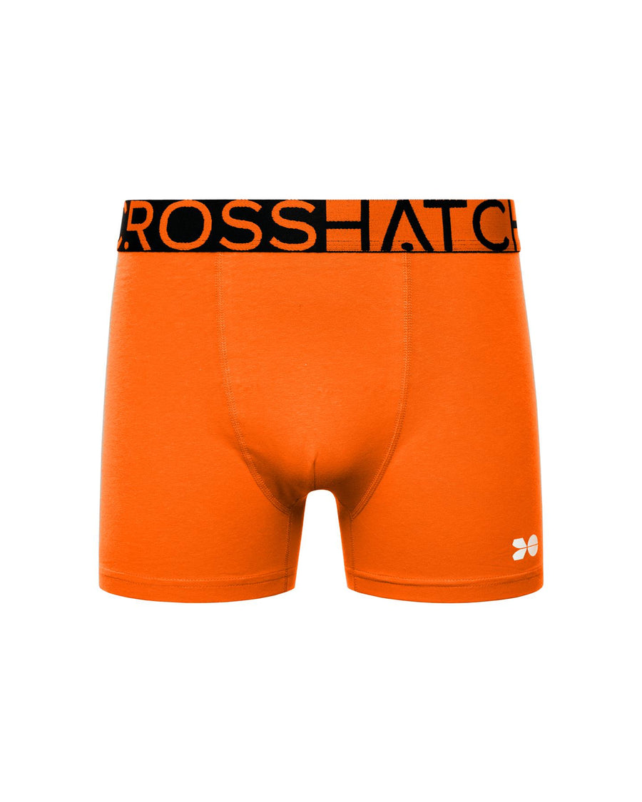 Mens Dumas Boxers 3pk Red Orange