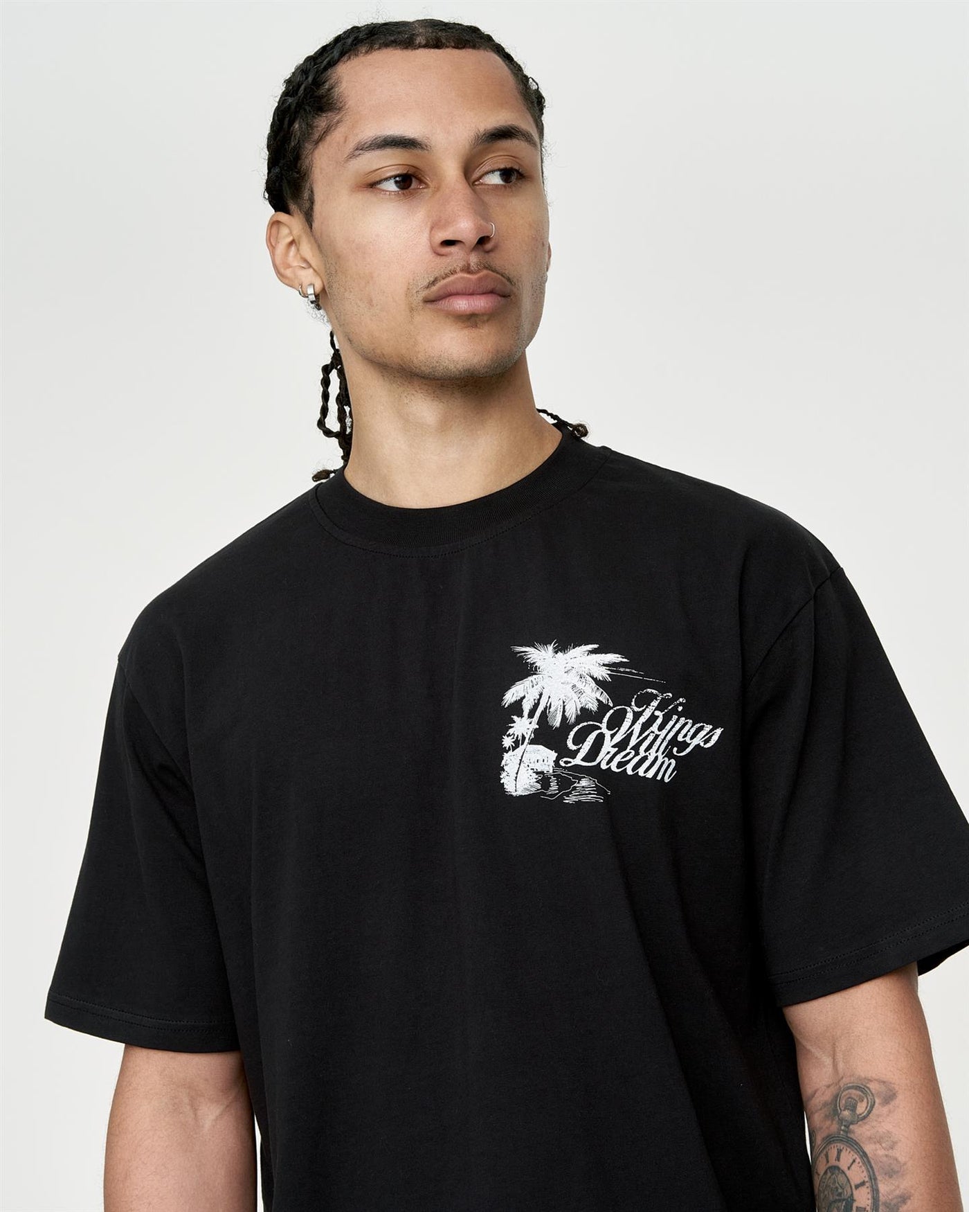 Mens Studio Hotel Tropicana T-Shirt Black