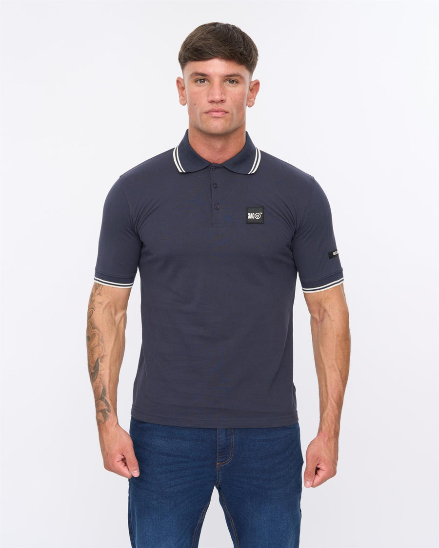 Mens Wrentham Polo Denim Blue