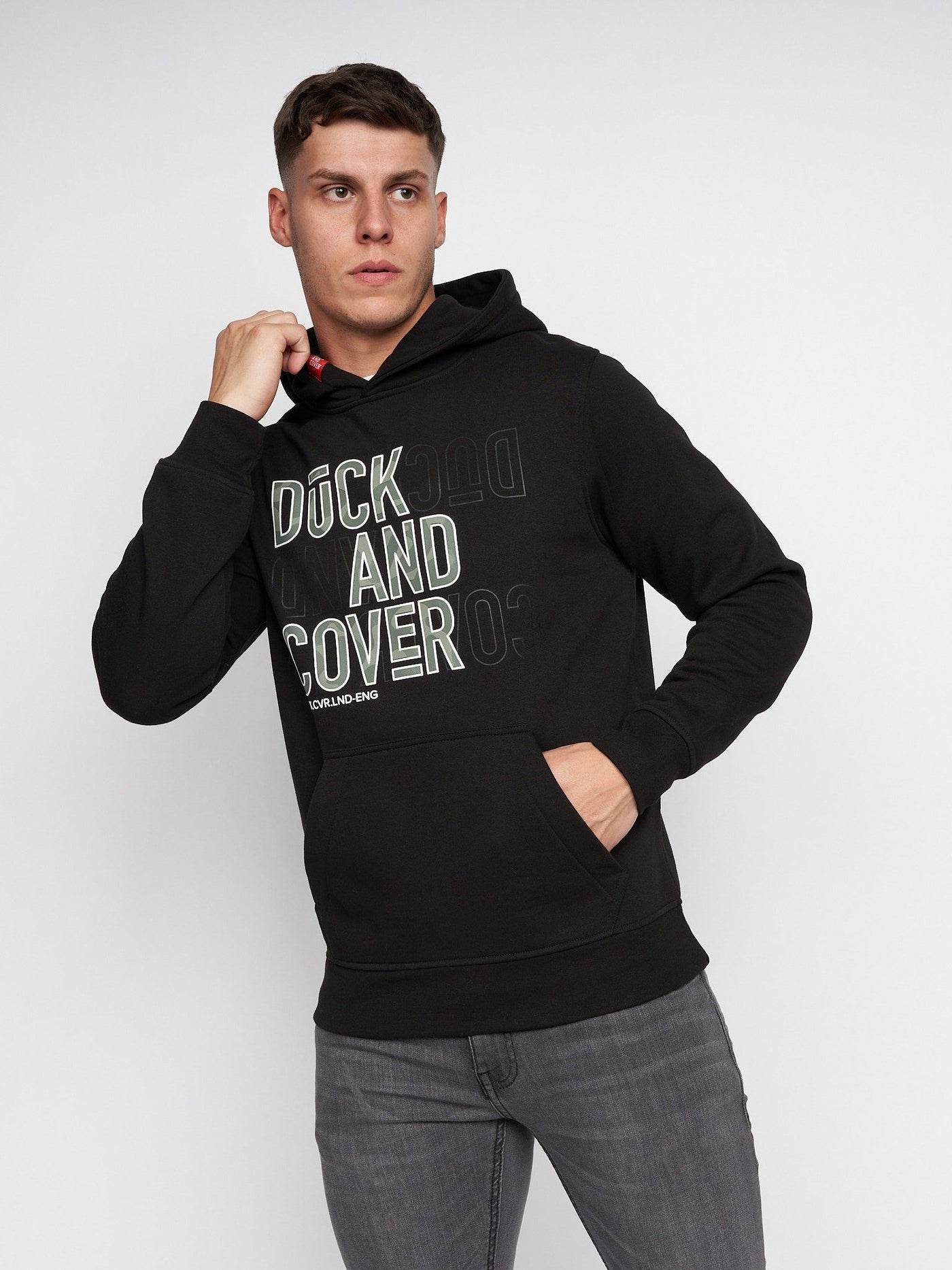 Mens Pecklar Hoodie Black