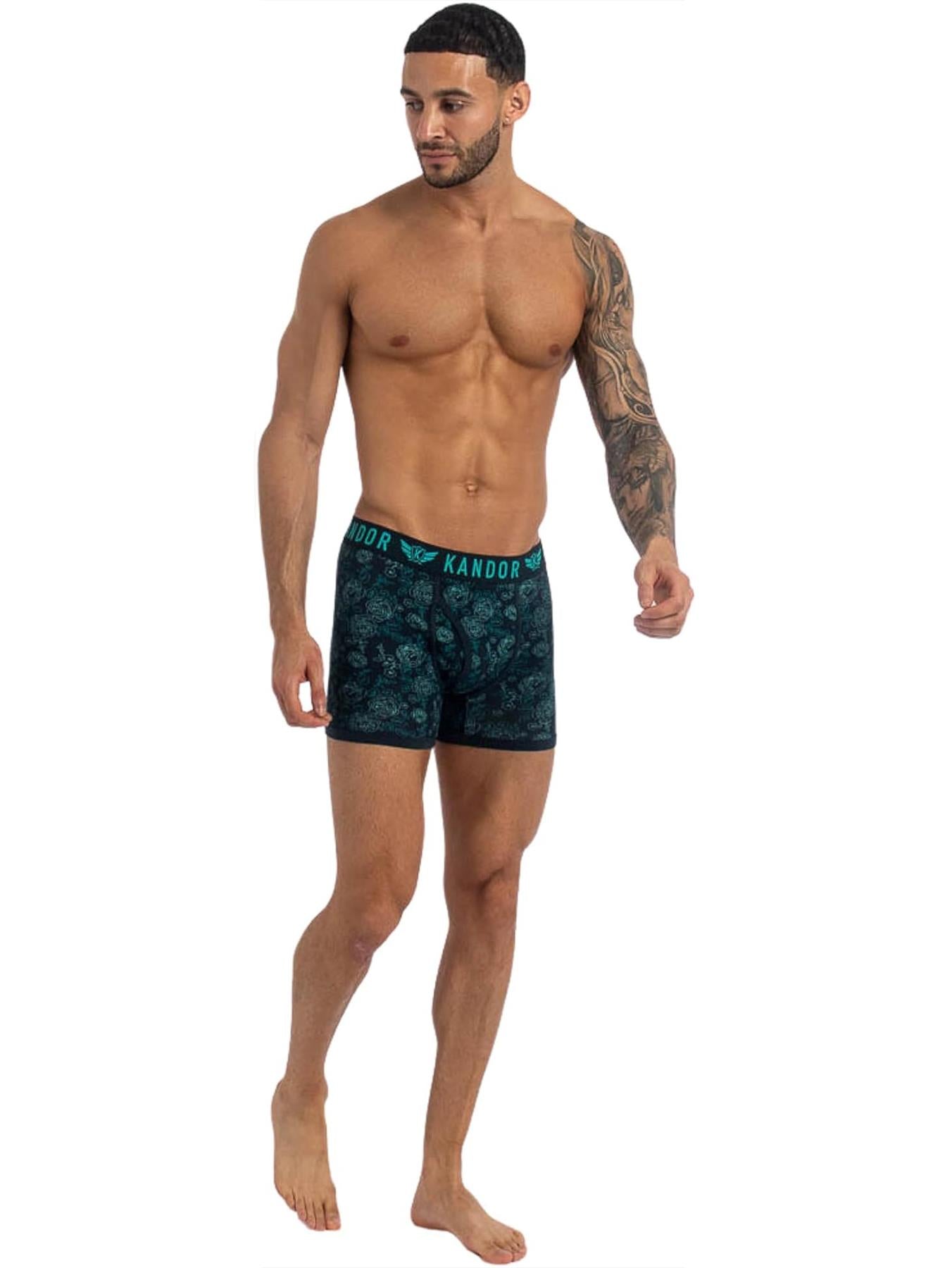 Men's Florid Boxers 7pk Turquoise