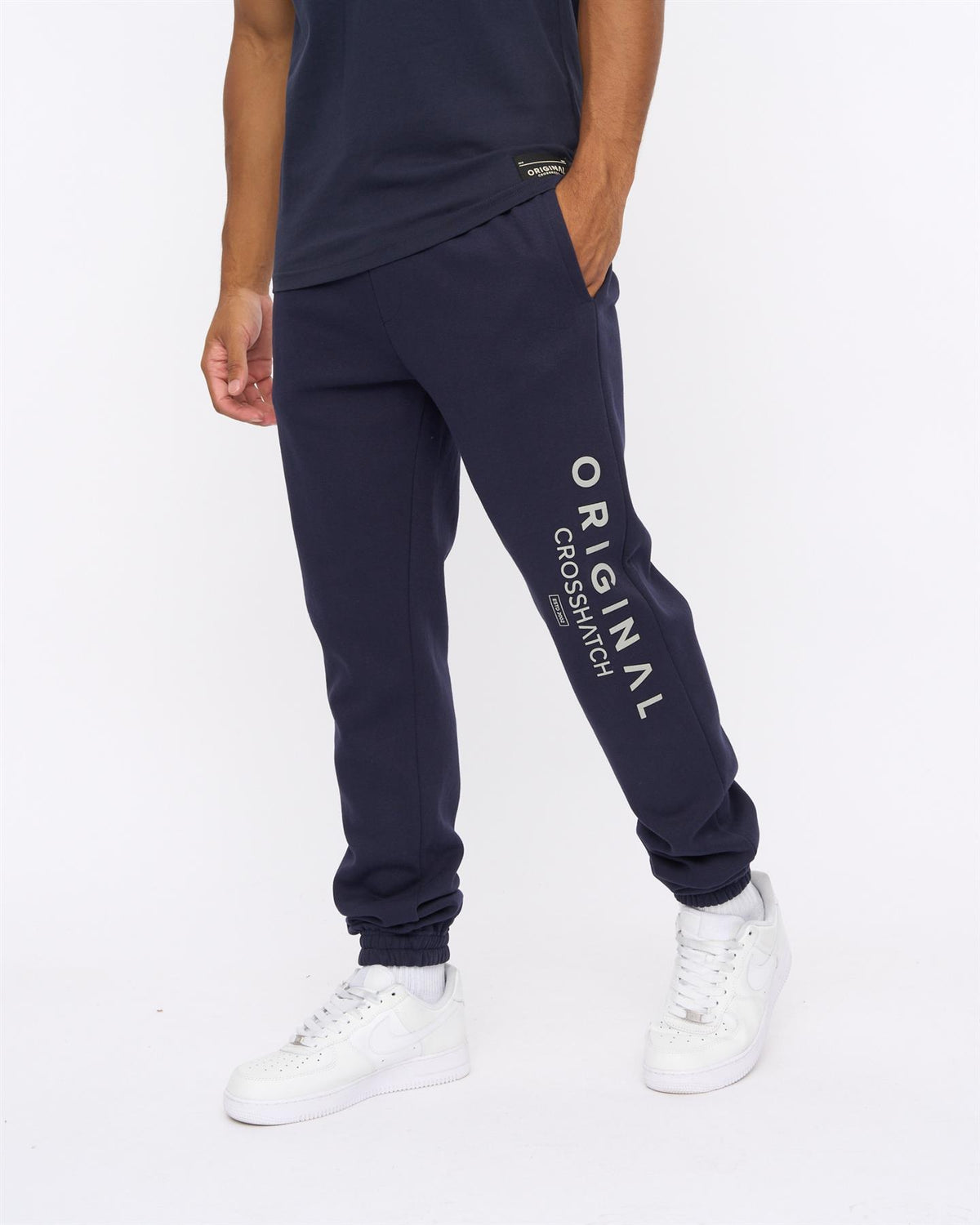 Mens Jamals Joggers Navy