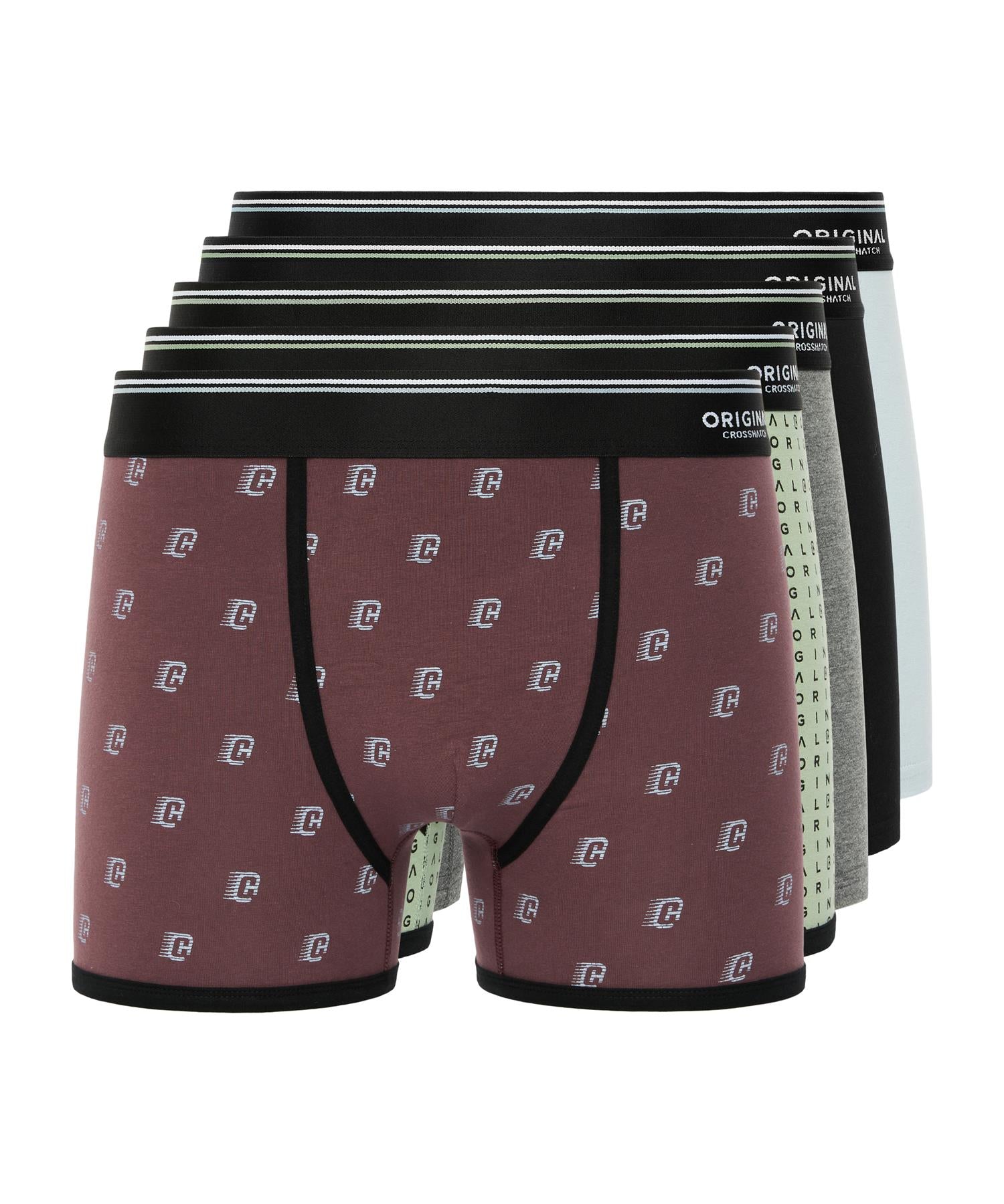 Mens Motifix Boxers 5pk Assorted