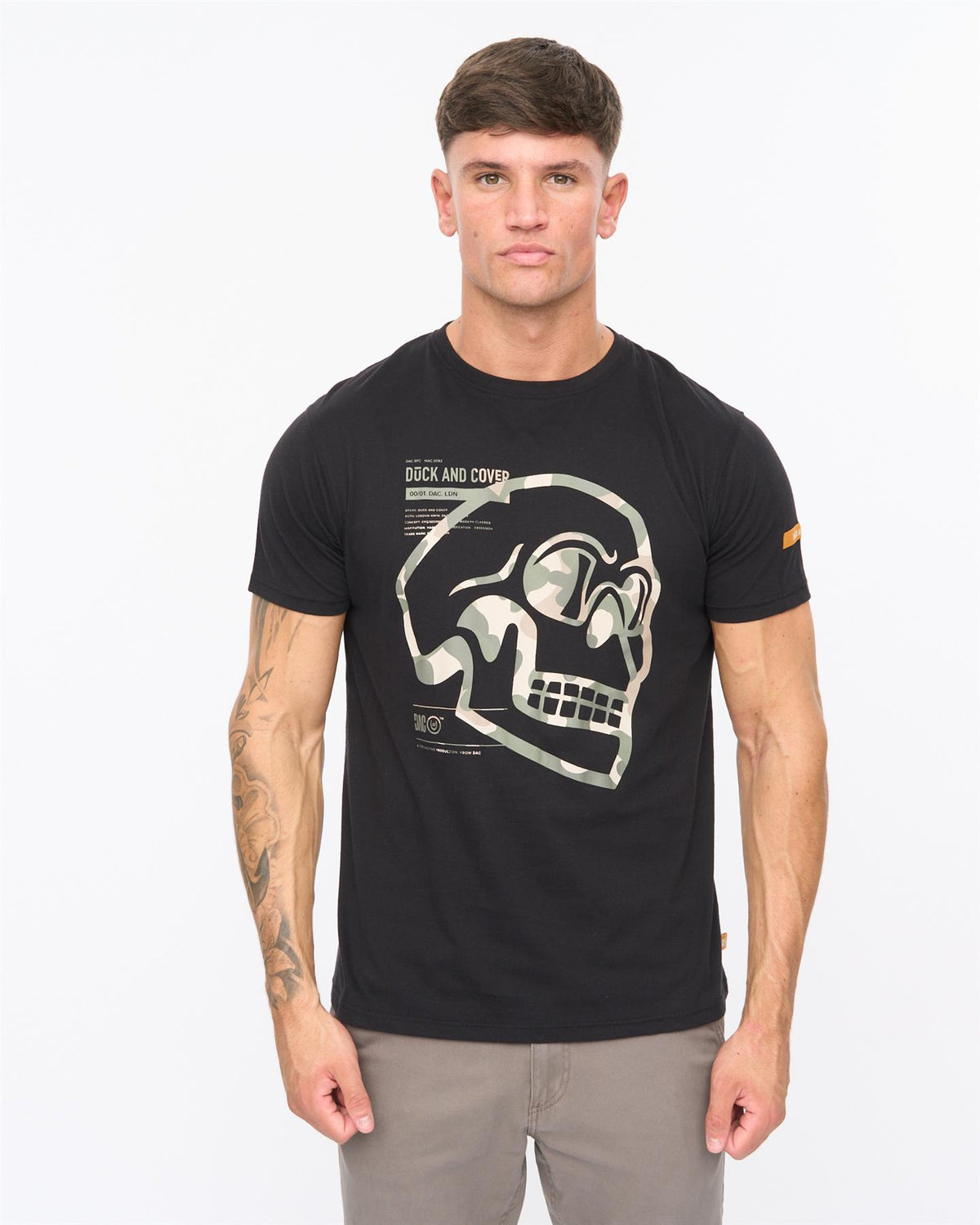 Mens Skullmatic T-Shirt Black