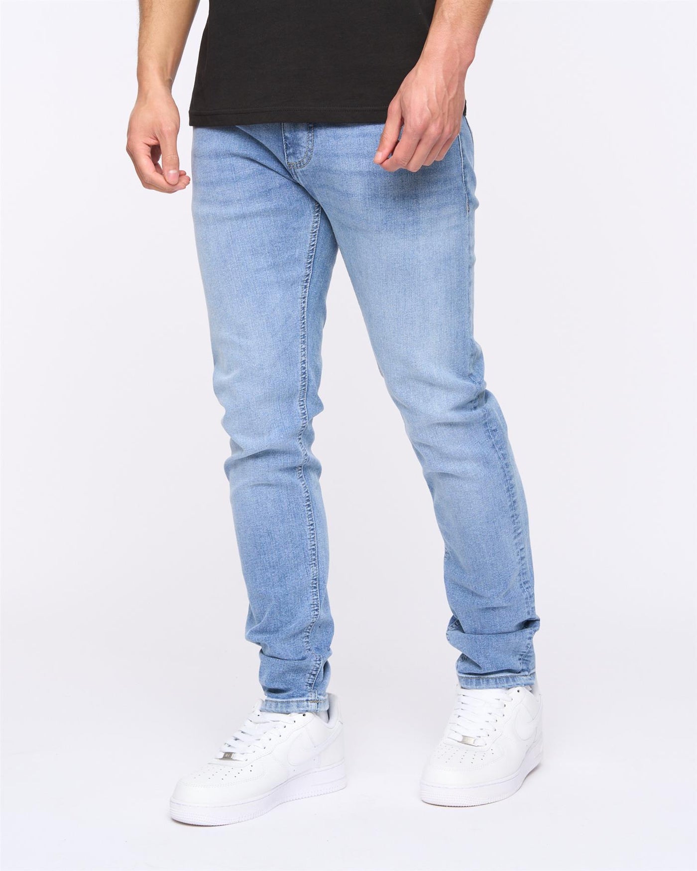 Mens Mayhen Slim Fit Jeans Light Wash