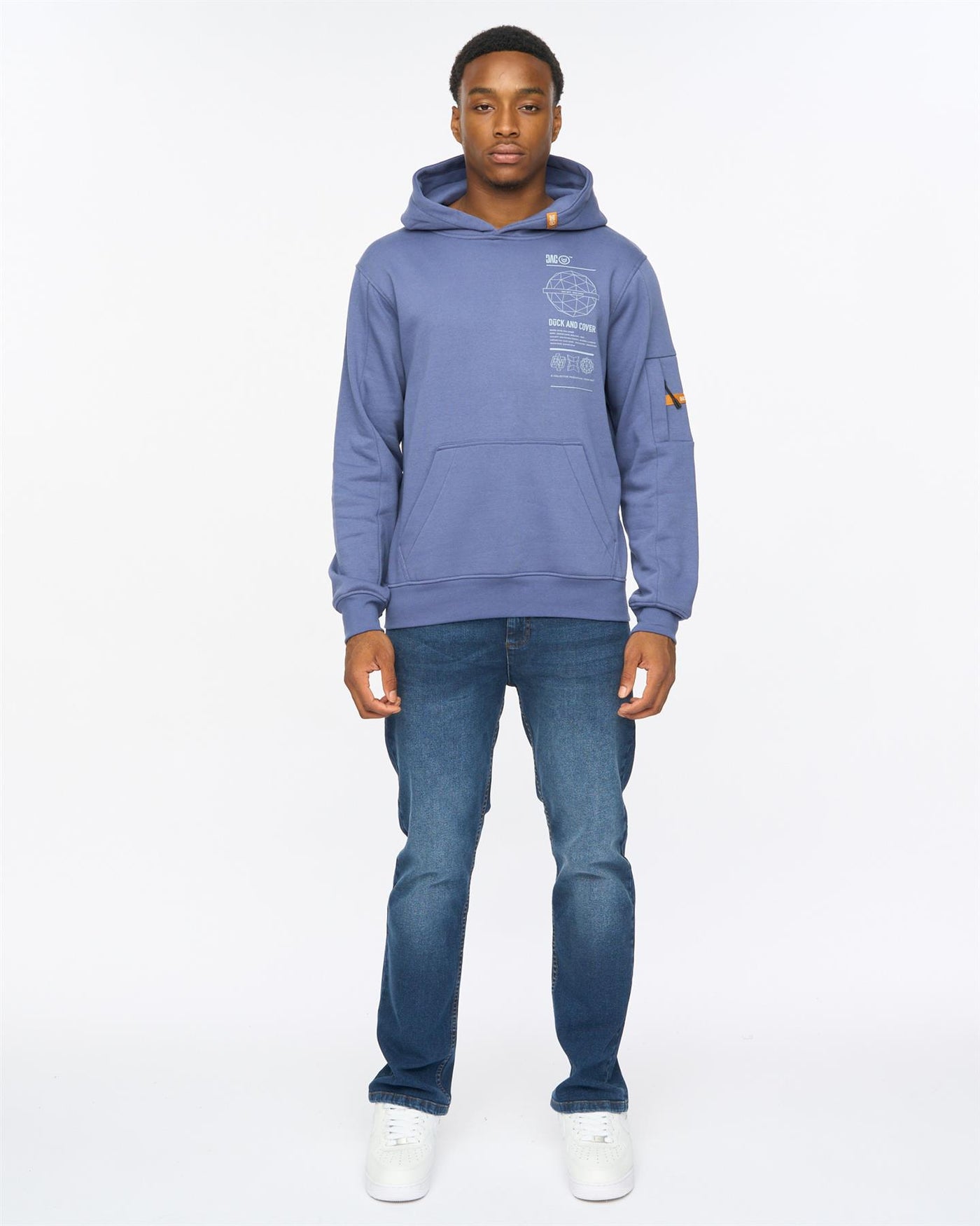Mens Ashland Hoodie Denim Blue