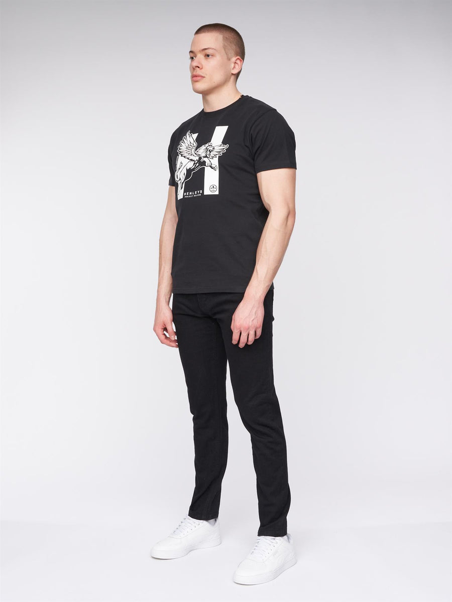 Mens Mayhen Slim Fit Jeans Black